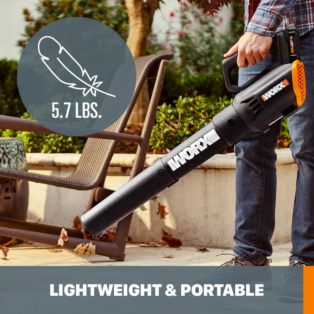 Worx Cordless 20V Leaf Blower, Hedge Trimmer, & Weed Trimmer Combo Kit