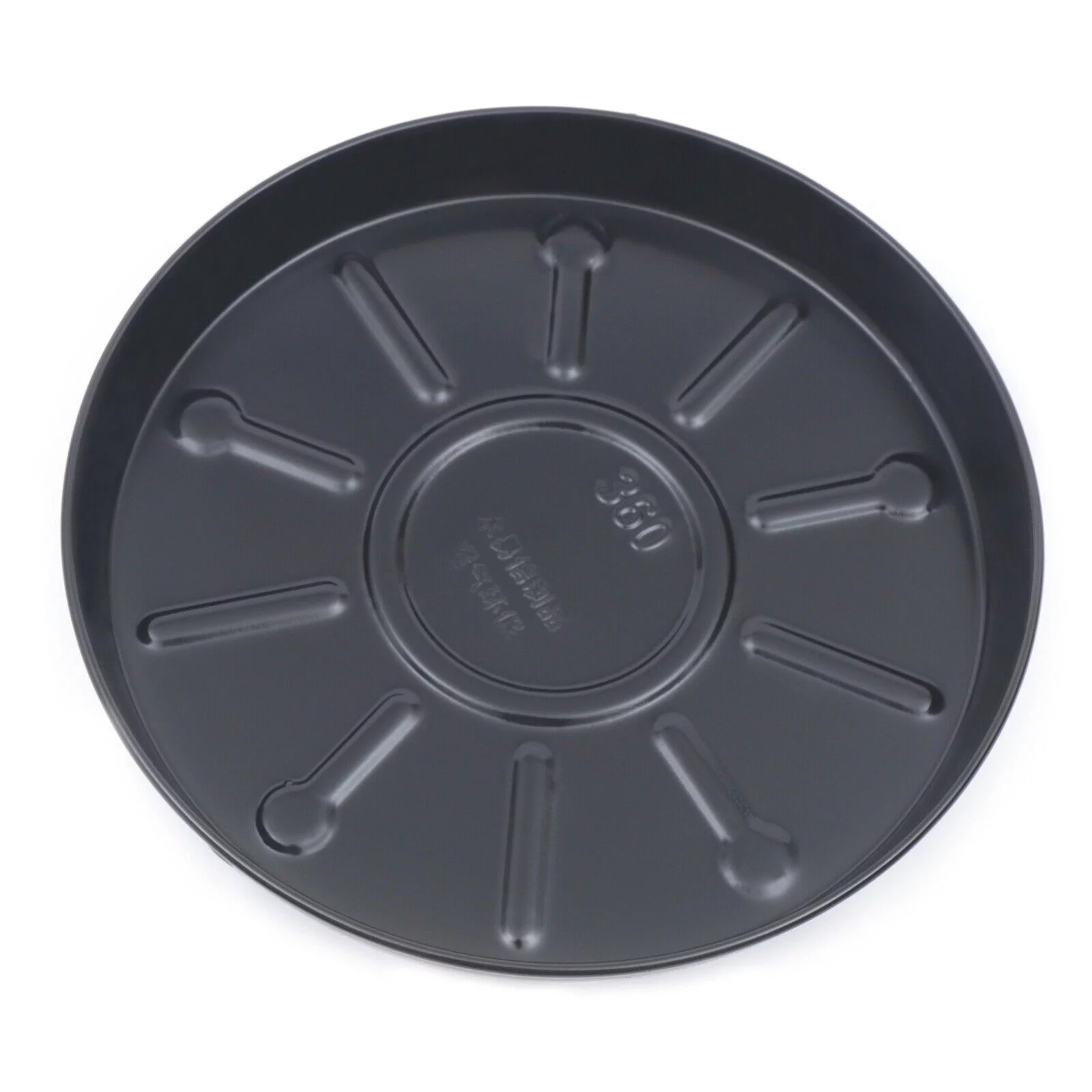 Miumaeov 3Pcs Flower Pot Tray Heavy Duty Plant Dolly Planter Mover Stand Round Plate with Wheels