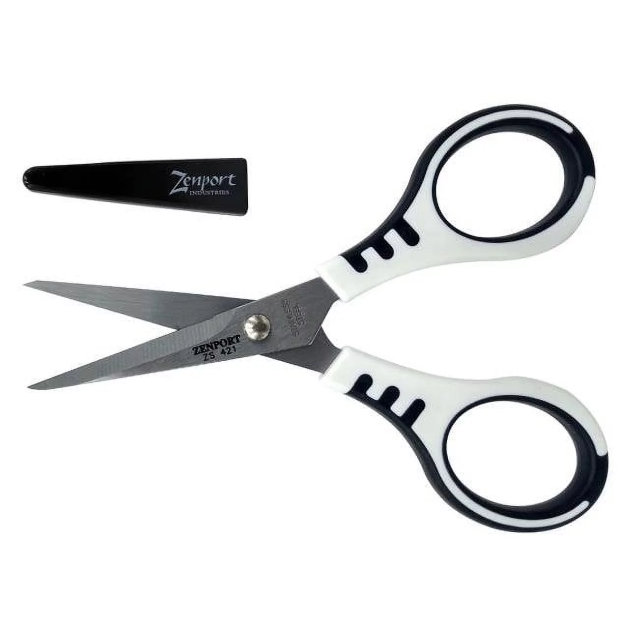 Zenport  5.25 in. Scissors, Trimmer Bee, Stainless & Safety Cap