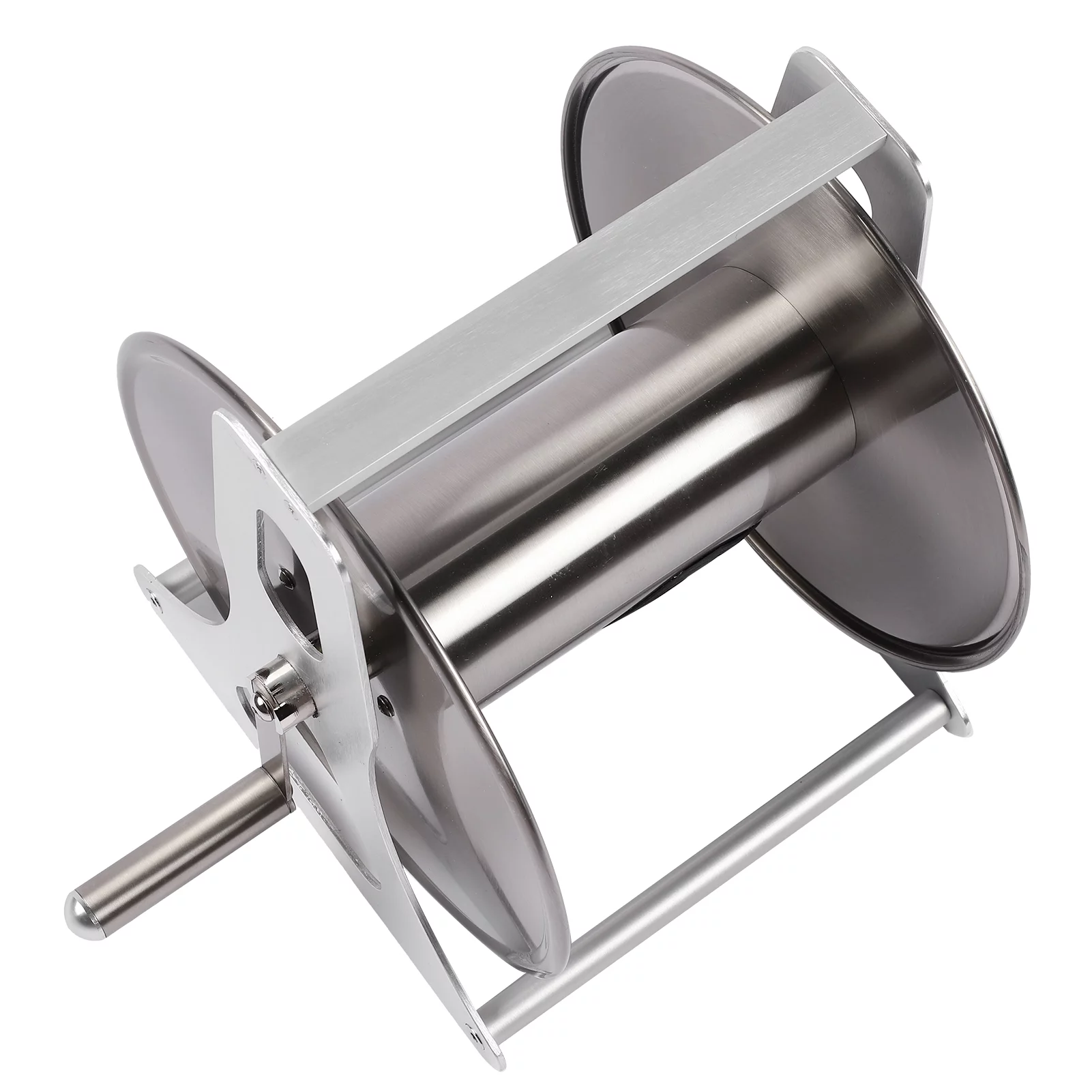 Garden Hose Reel Rack Kit WallMounted Portable Automatic Water Pipe Storage Holder Winding Tool(US 1/2in )