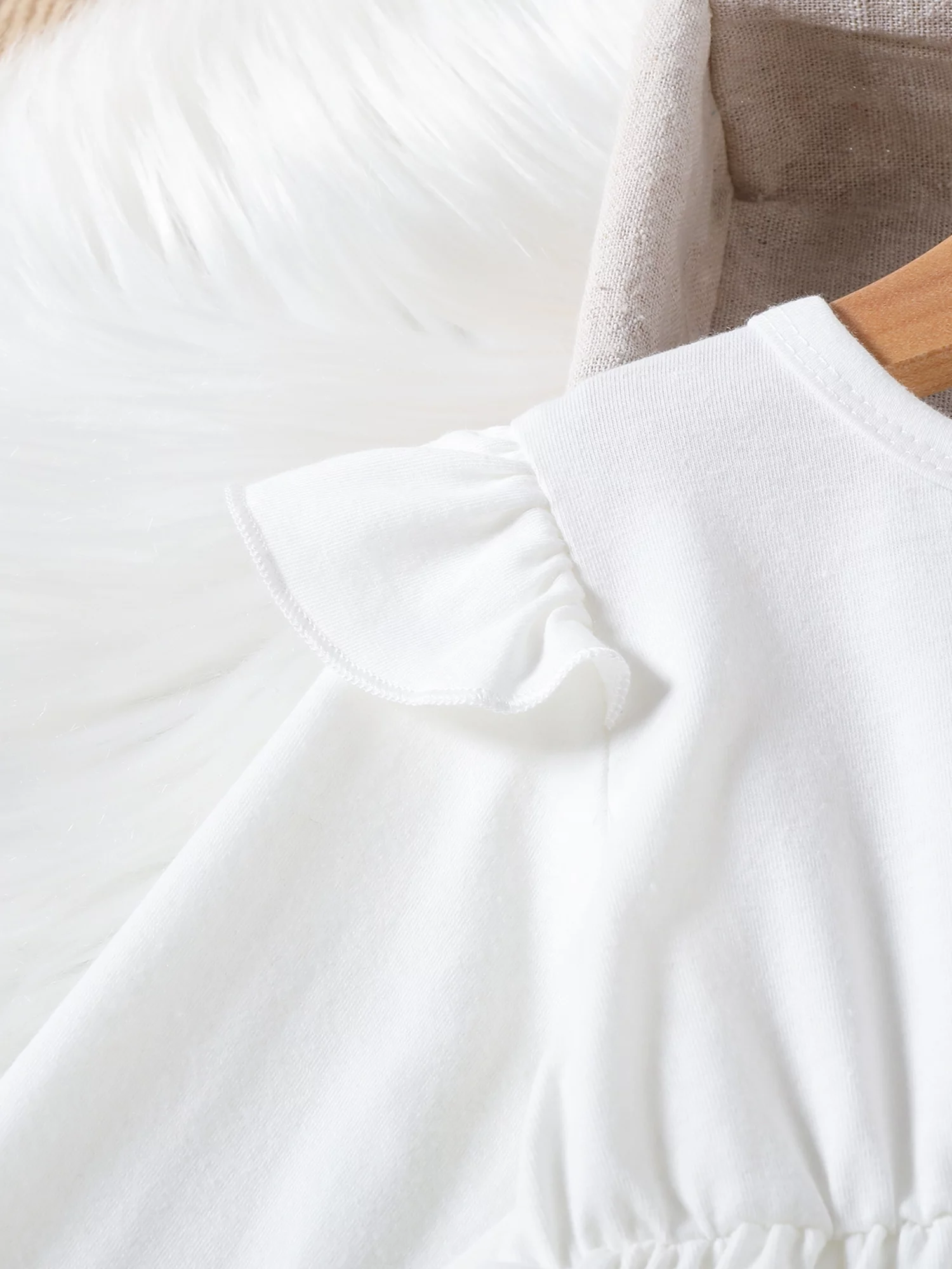 Western Girls Pants Set Ruffles Trim Flying Sleeve Shirt and Cow Print Flared Pants Headband Kids Casual Fall 3Pcs Outfits