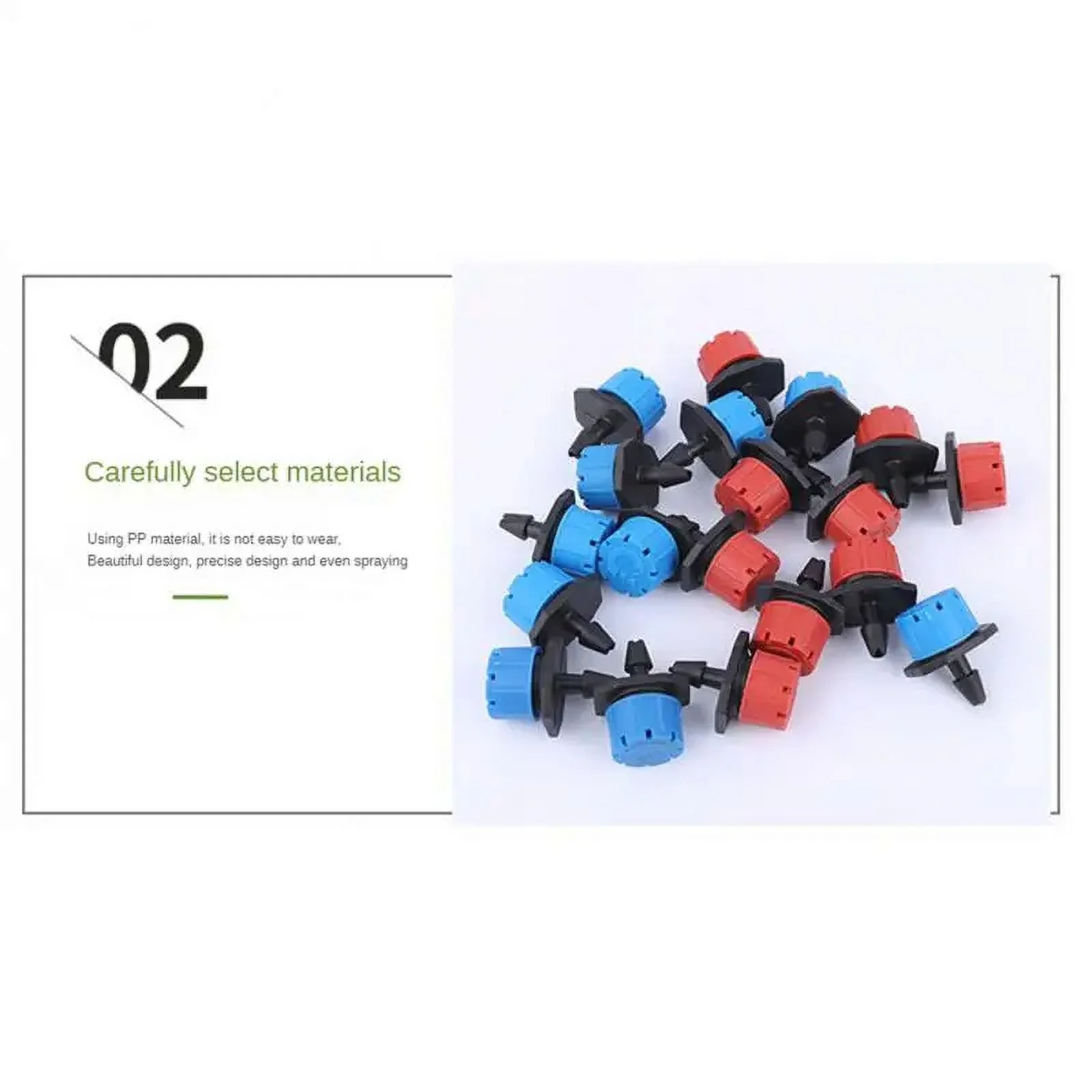 1-50PCS Irrigation Drippers Sprinklers Adjustable Water Dropper Head Sprinkler Flow Head Garden Watering Irrigation System