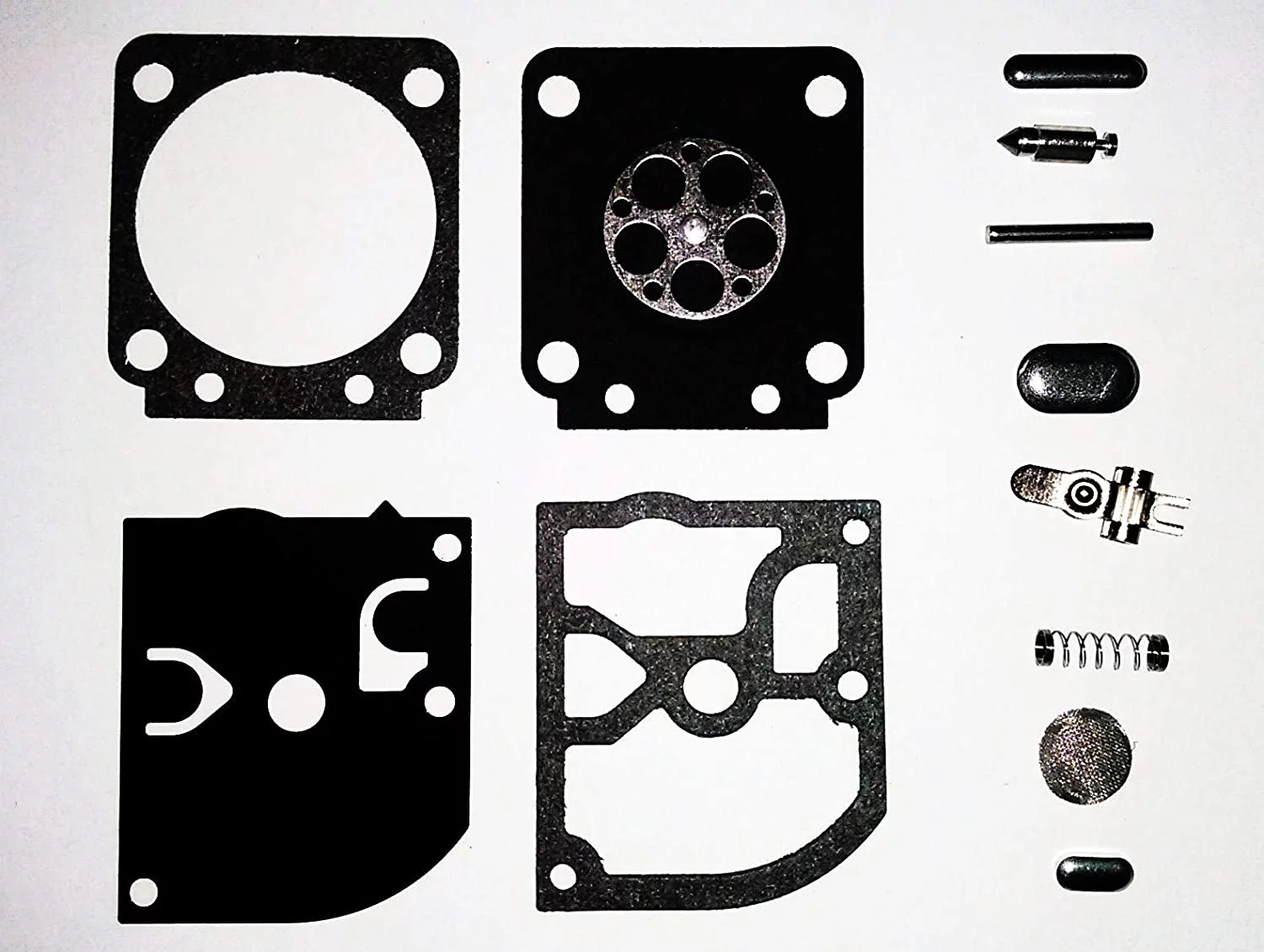 Carb Carburetor Repair Rebuild Kit Replacement for Zama RB-66 Fits Zama C1Q-S28-45 Carburetors Compatible with STIHL FS55 FC55 FS75 FS80 FS85 String Trimmers