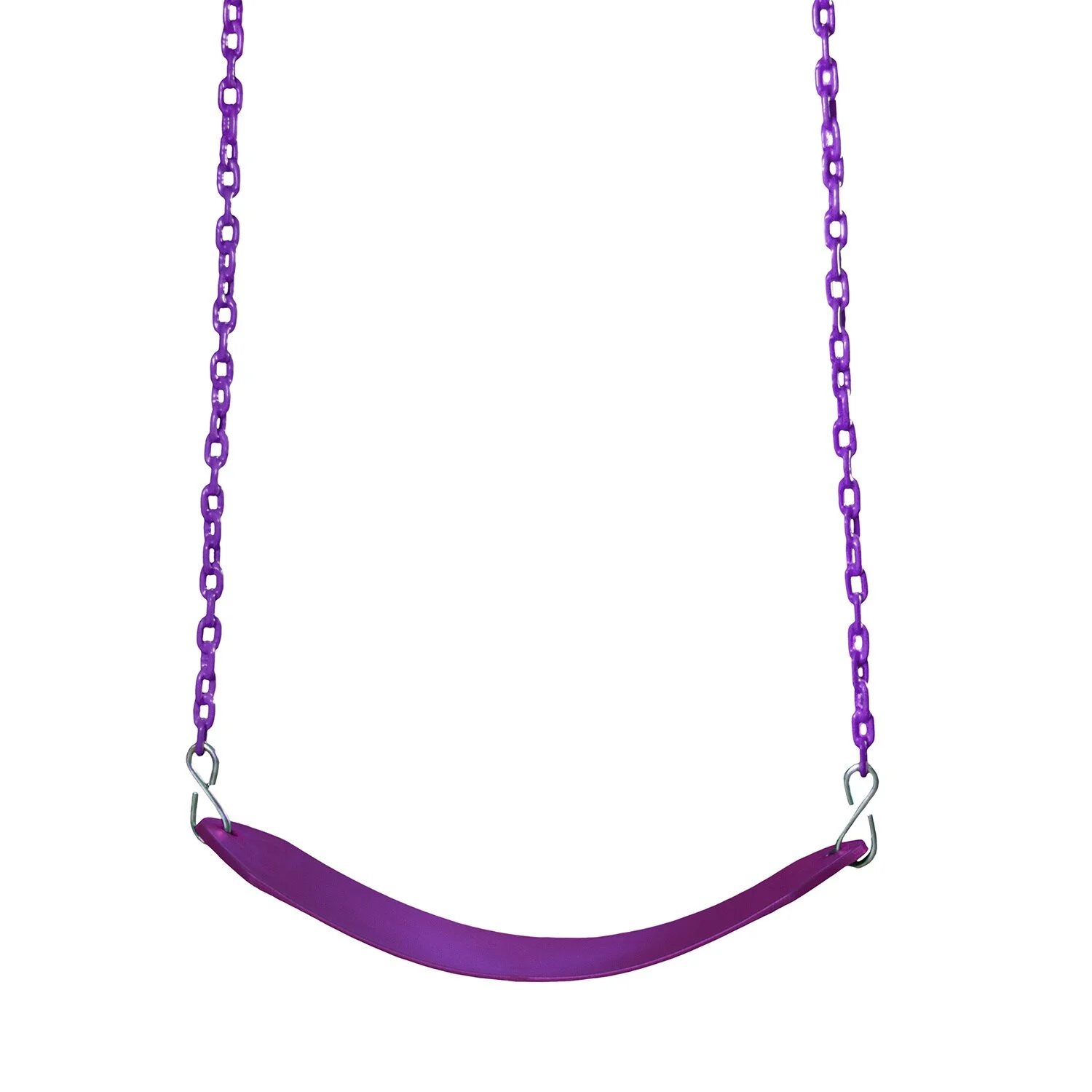Extreme-Duty Plum Belt Swing with Purple Chains