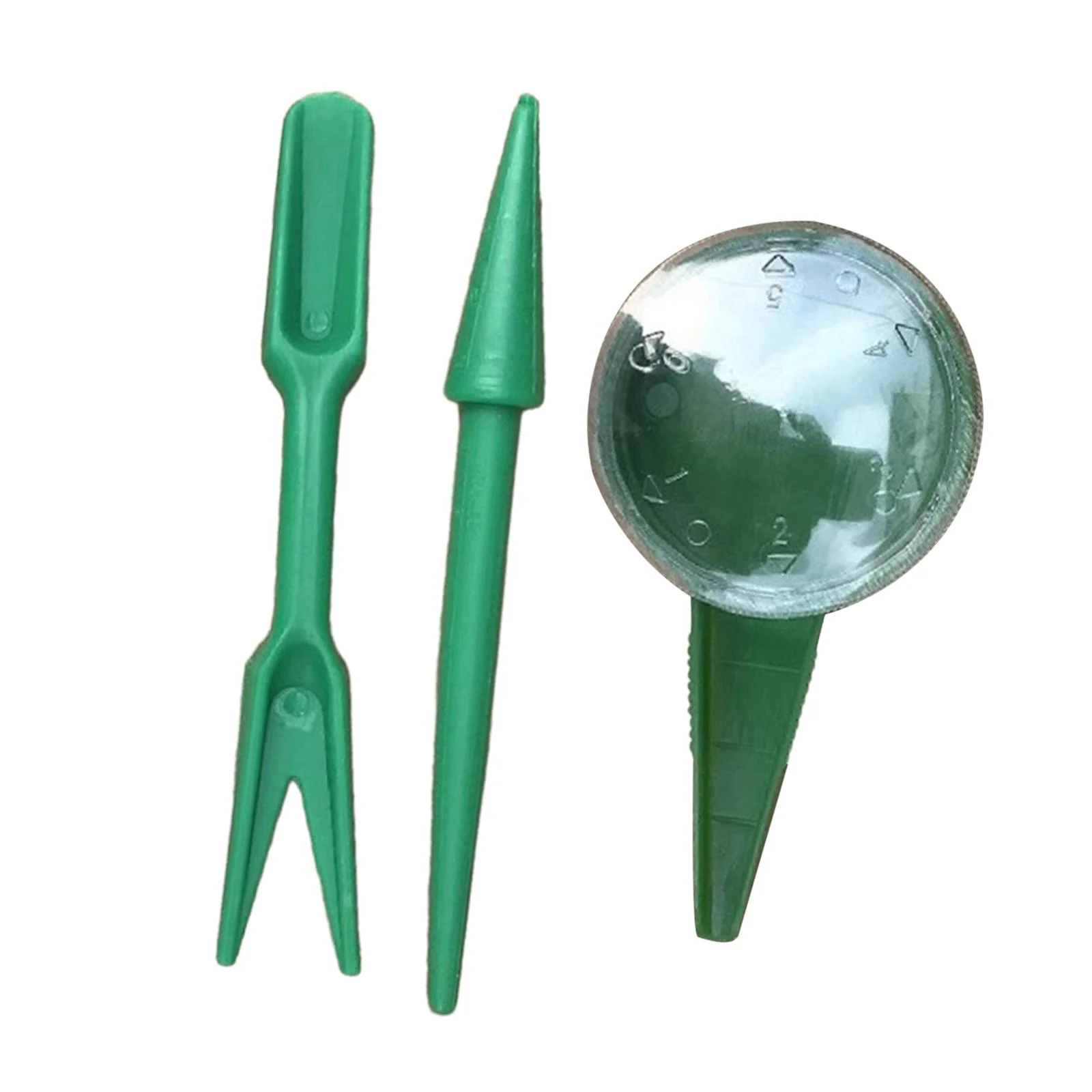 koolsoo 3Pcs Sowing Seed Dispenser Set Handheld Garden Flower Plant Grass Seeder Tool Garden Hand Tool Small Hand Planter Seeder Tool