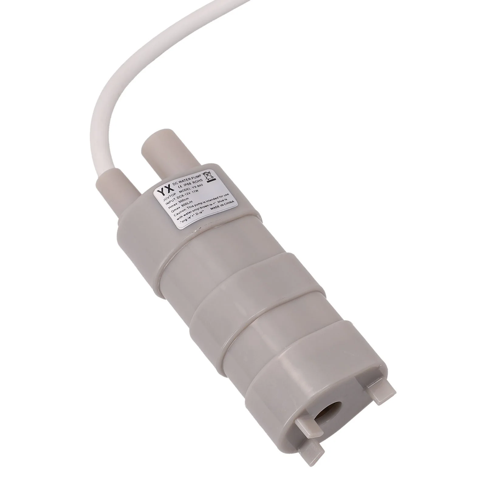 600L/H DC 12V Brushless Submersible Water Pump 5M Fish Pond JT550 TE485 LJ