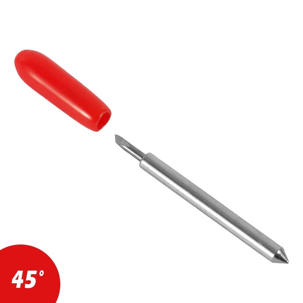 Qenwkxz 40PCS Replacement Cutting Blades for Cricut Cutter Explore Air 2/Air 3/Maker/Maker 3 Vinyl Cutting Machines Includs 5PCS Fine Point Blade, 30PCS Standard Blaeds and 5PCS Deep Point Blades