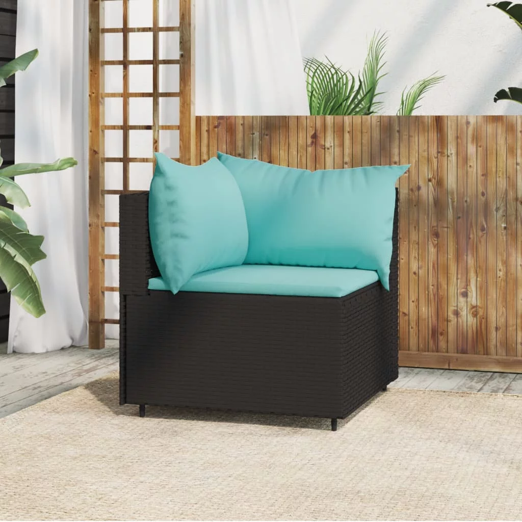 Irfora parcel,Patio Sofa With Cushions Poly Rattan Sofa Balcony Weather Resistant Lawn Balcony Style D |Use Frame | | Patio Conversation Set Lawn Balcony With Rattan Frame | Vidaxl