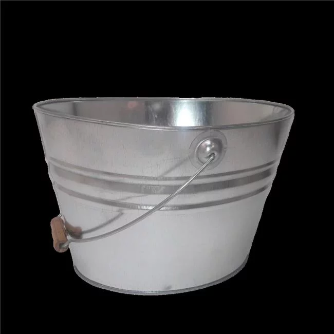 Enameled Galvanized Steel Fun Pail-Bucket-Planter
