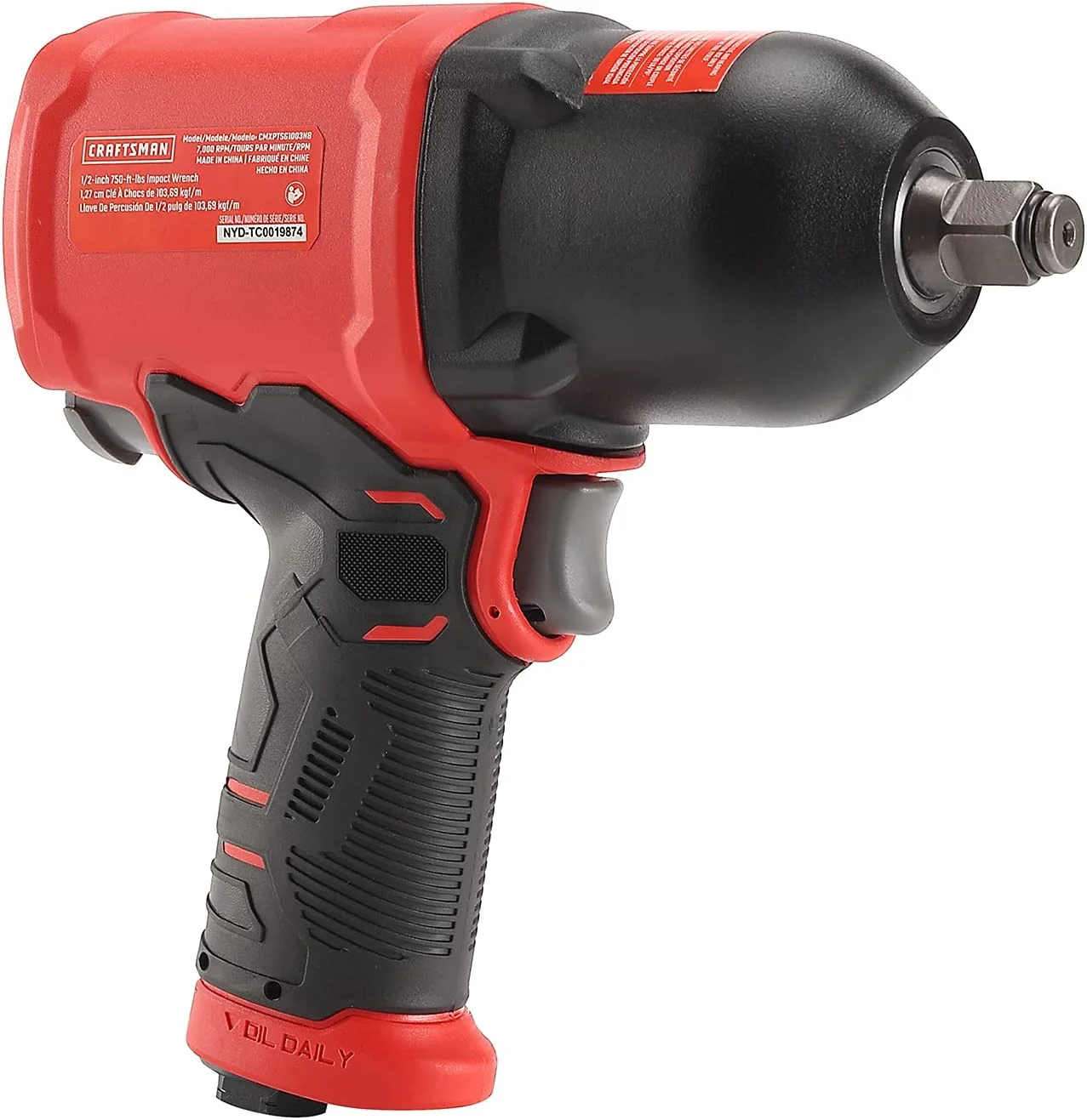 Craftsman  1/2 in. Air Impact Wrench  750 ft./lbs.