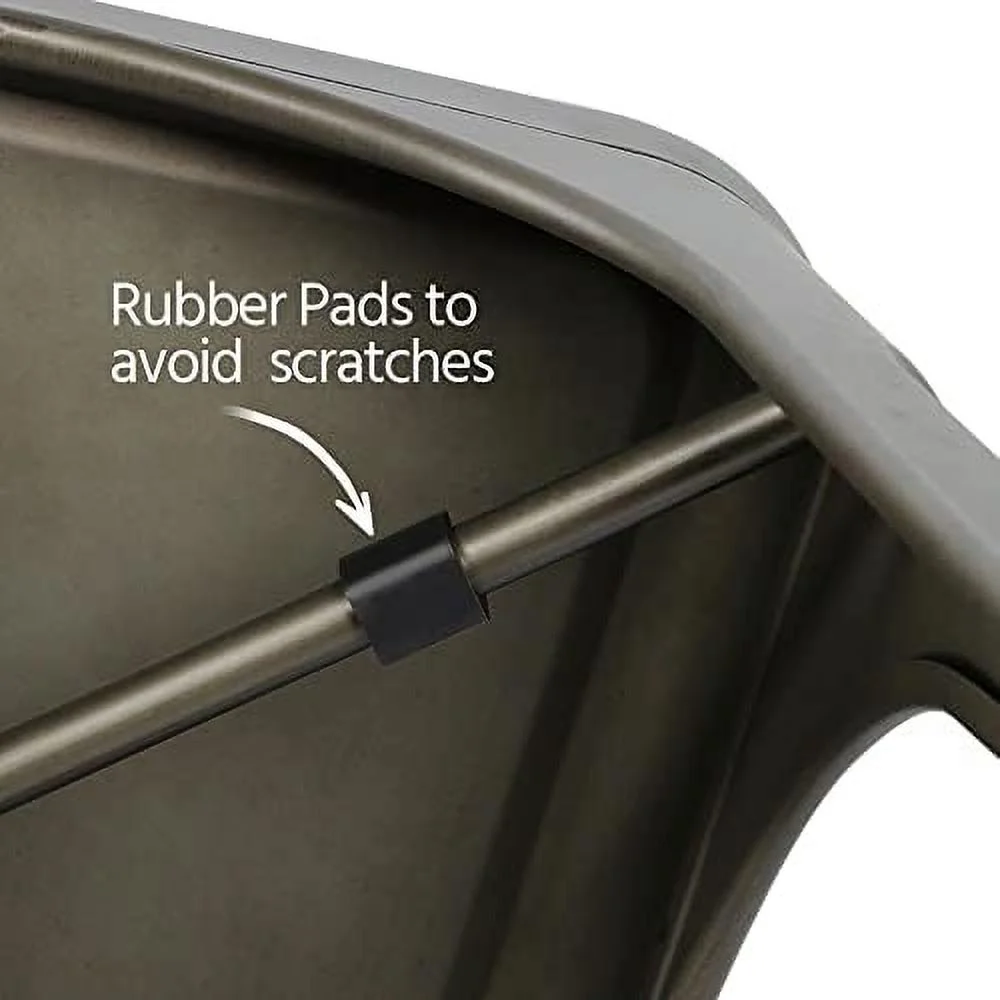 MQLIFEBOOM Metal Dining Chairs Set of 4 Stackable Dining Room Chairs Side Chairs Patio Dining Chairs with Back  Each Chair Load Capacity  340 lbs Gun Metal