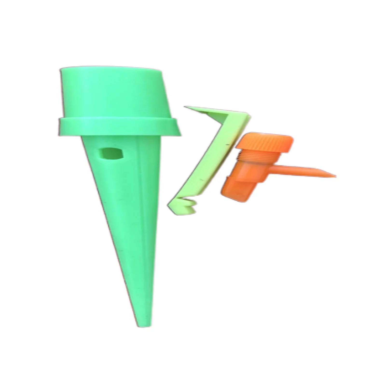 Watering Device, Portable Automatic Watering Irrigation Spike Watering Drip Devices for Plants, Green/Yellow