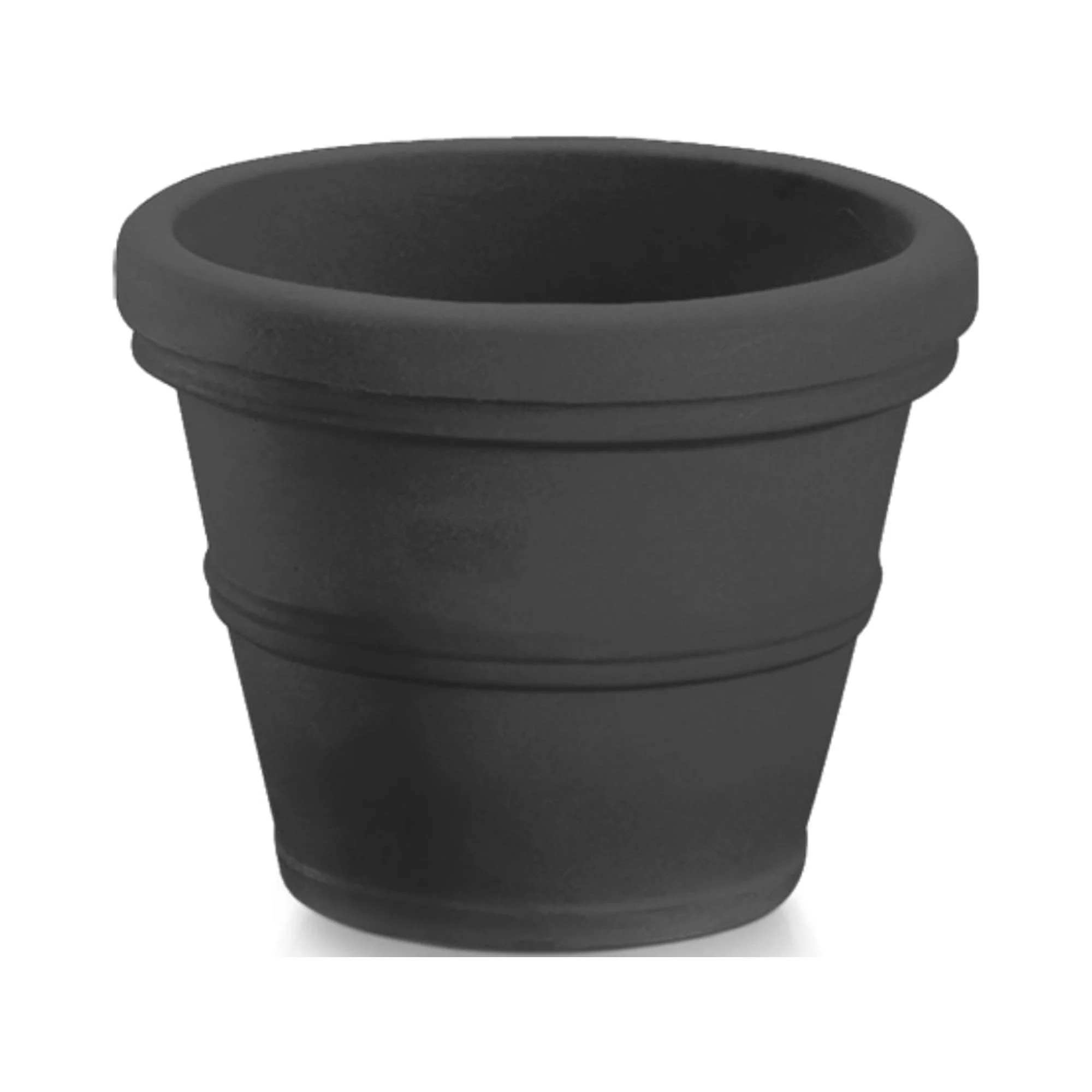Crescent Garden (#BC2614SC94) Turin Planter, Black 14