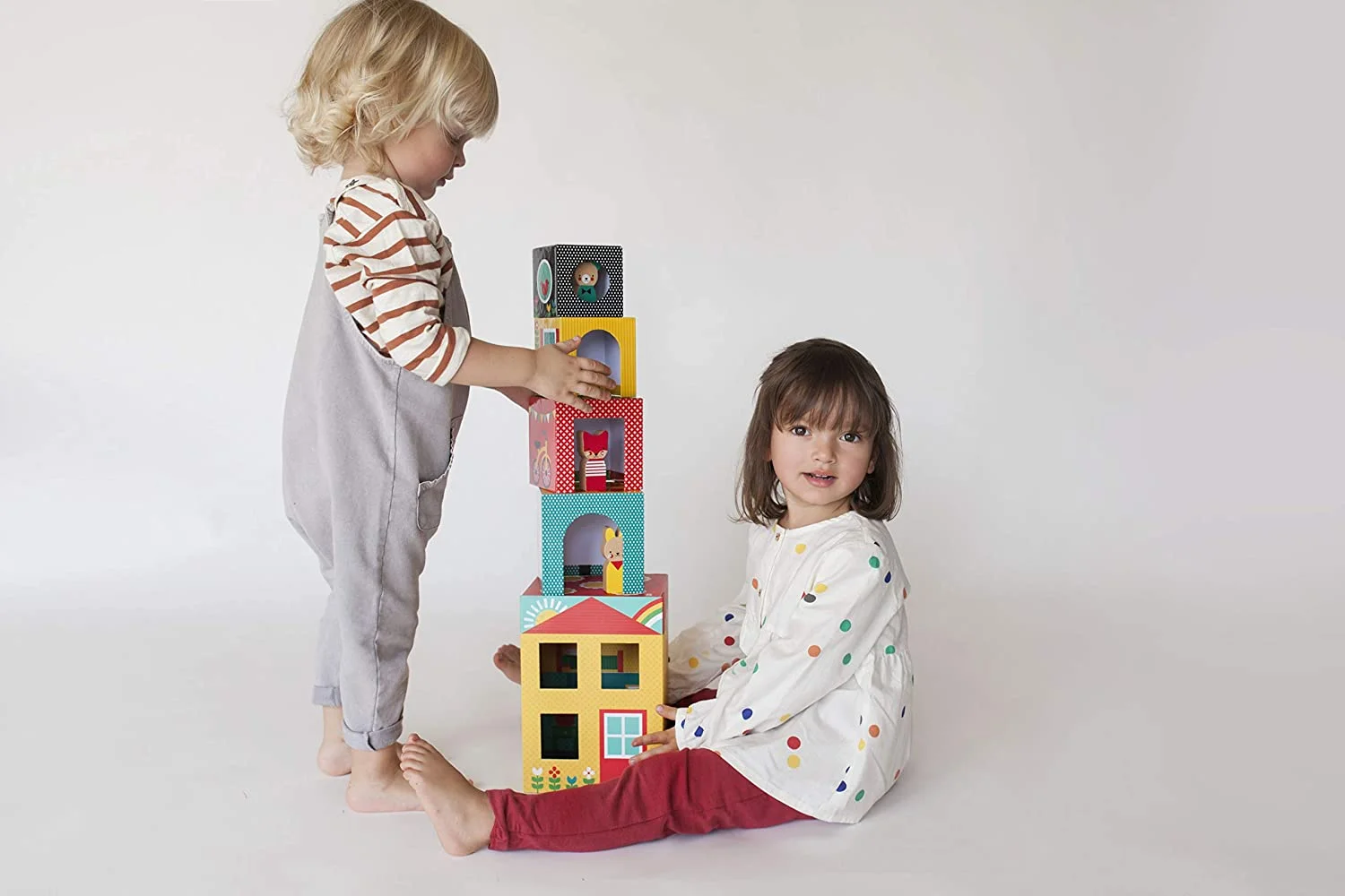Peek-A-Boo House Stacking Blocks Play Set (Other)