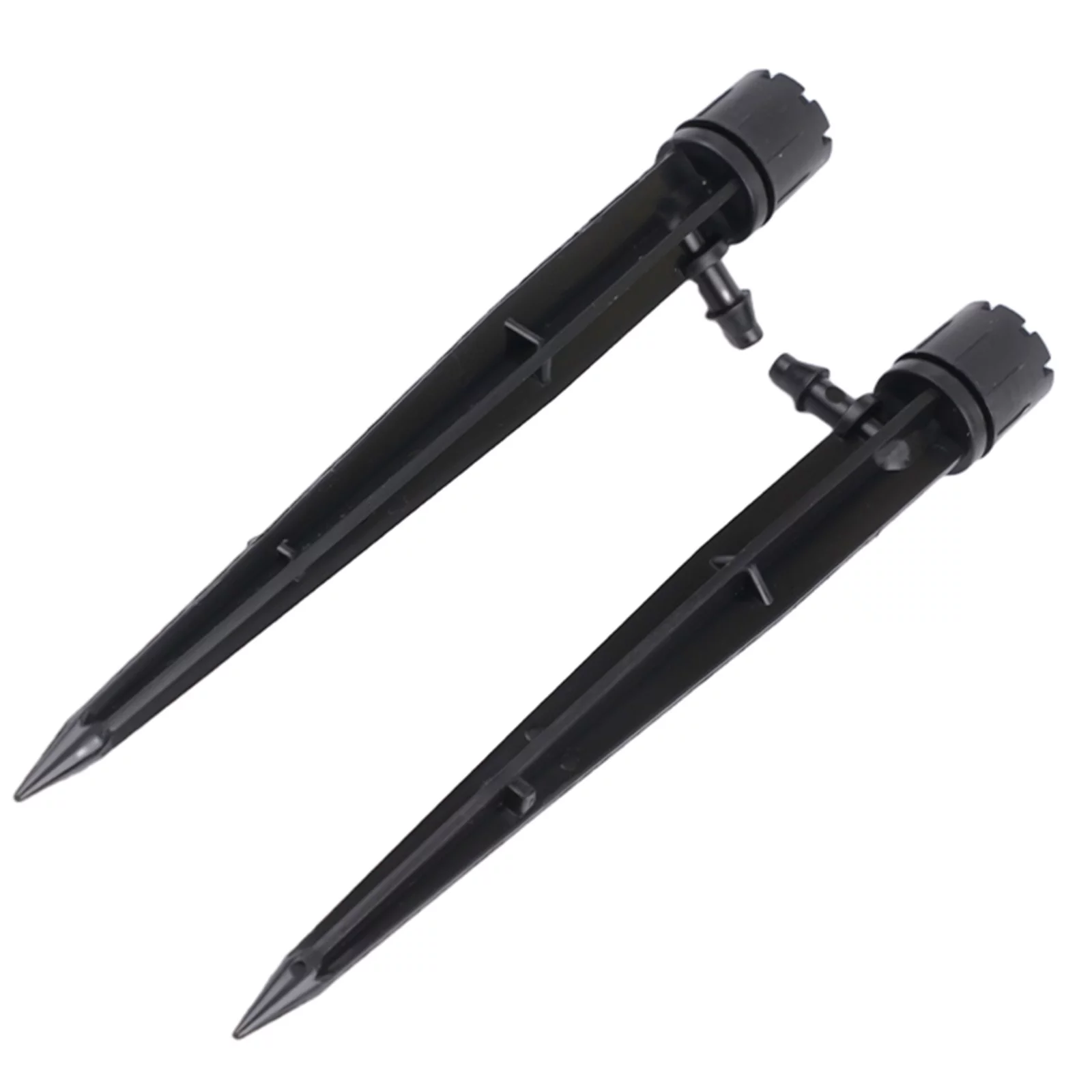 50pcs Adjustable Water Flow Irrigation Drippers Stake Emitter Drip System 360°