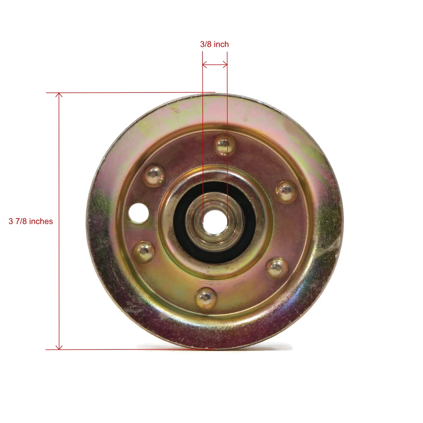 The ROP Shop | Flat Idler Pulley For Husqvarna HD3Q4E6B, HD3Q4E9A, HD3Q4E9B, HDC12538A Mower