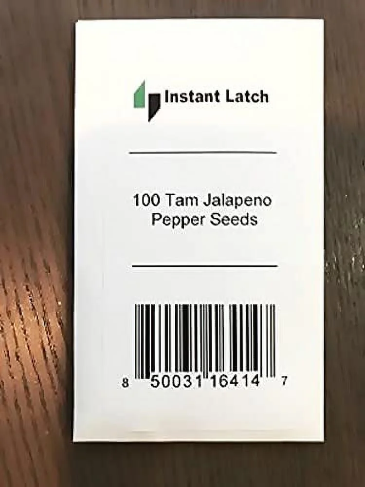 100 Tam Jalapeno Pepper Seeds | Non-GMO | Fresh Garden Seeds | Instant Latch