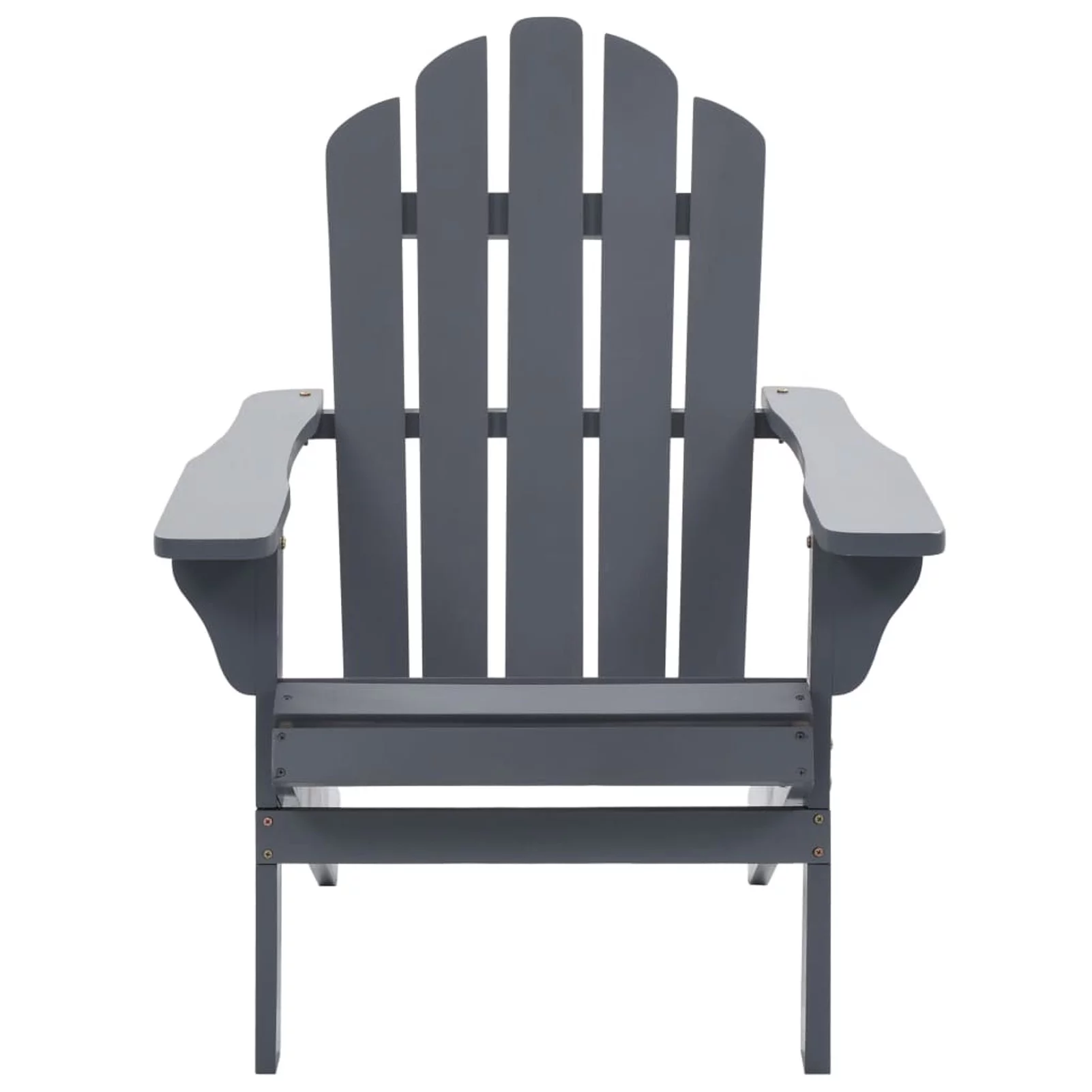 Carevas Patio Chair Wood Gray