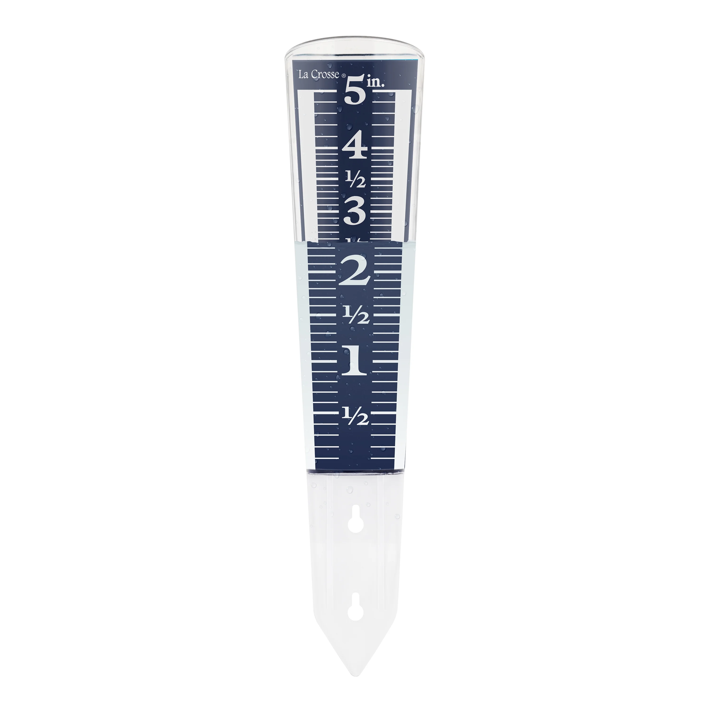 La Crosse 704-1531 Large Easy Read Magnifying Acrylic Rain Gauge