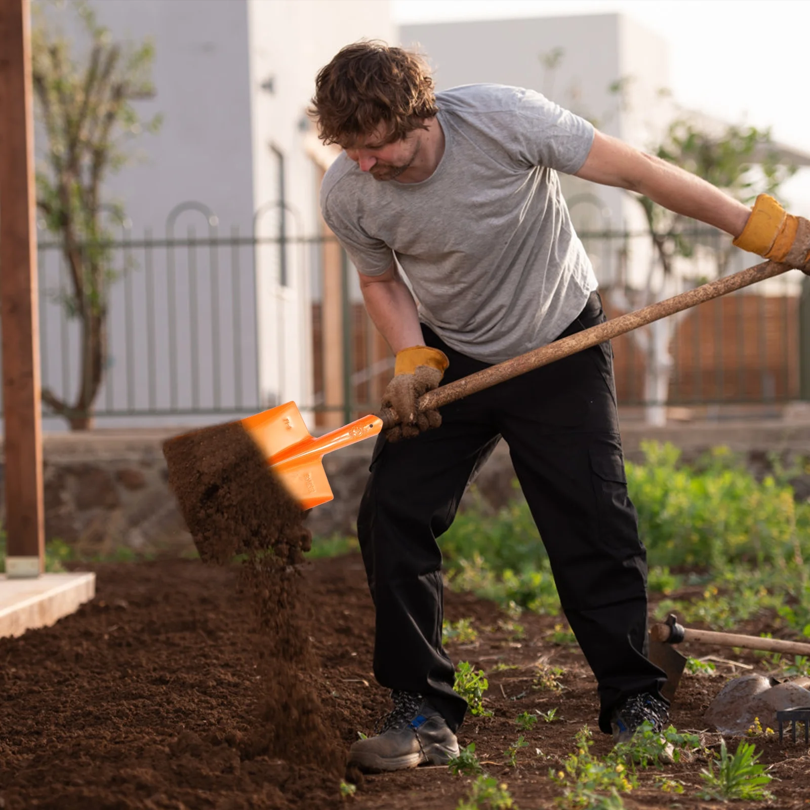 Shovel Practical Gardening Tool Spade Planting Tools Household Square Small Farm