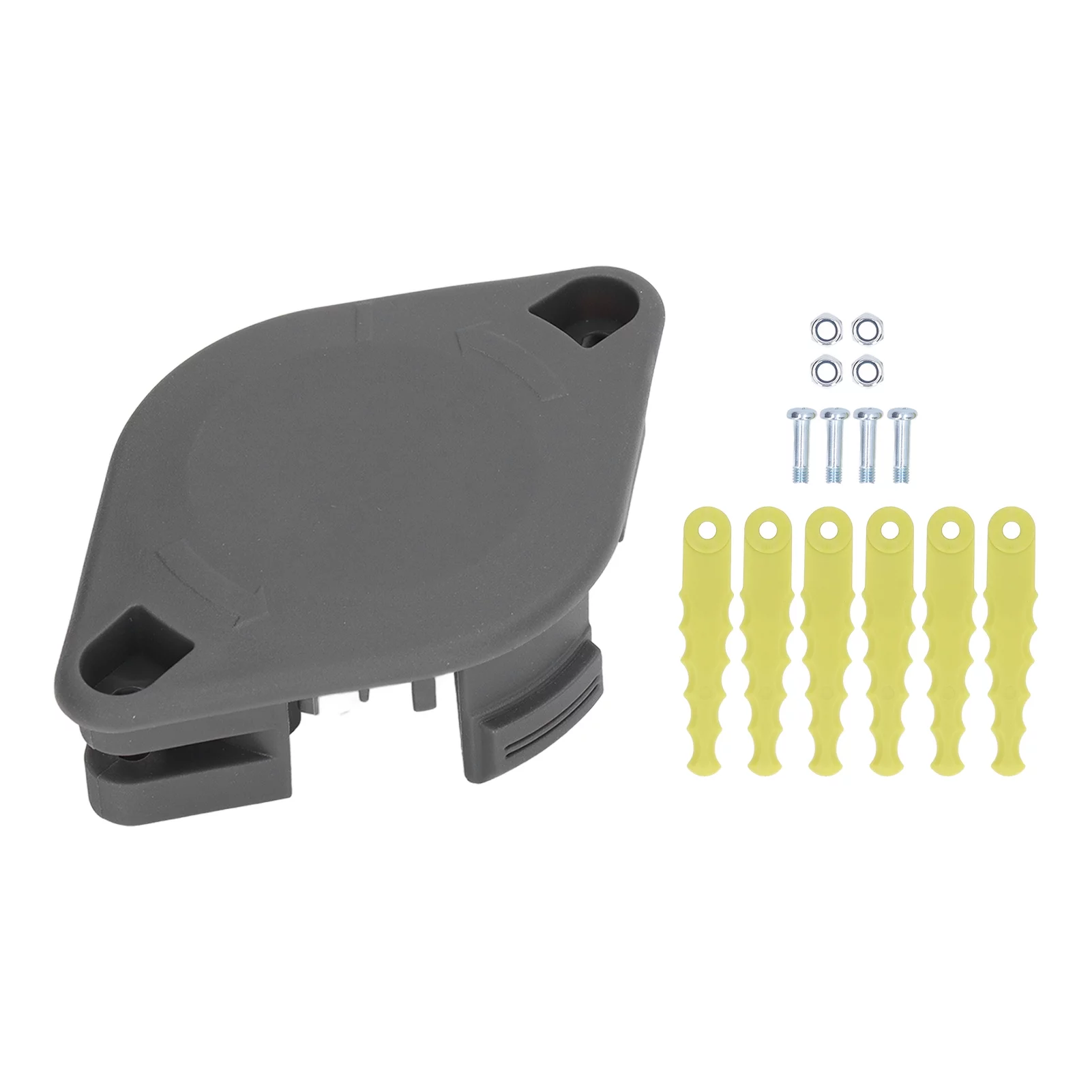 Verdant Touch String Trimmer Fixed Spool String Trimmers Bladed Head Auto Feed String Trimmers Fixed Line Spool with 6 Replacement Blades for Ryobi 18V 24V 40V