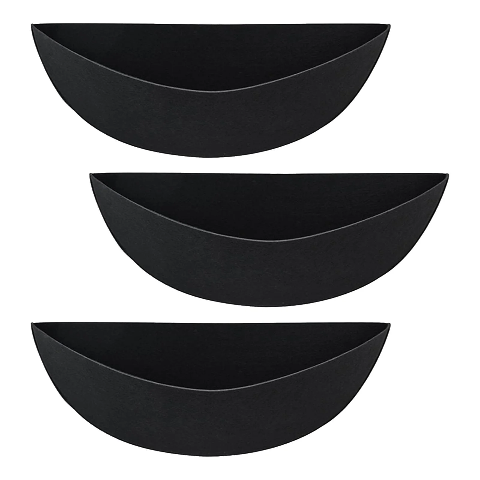 Gazechimp 3 Pieces Fabric Planter Basket Liner Foldable and Breathable Flower Basket Liner 16in