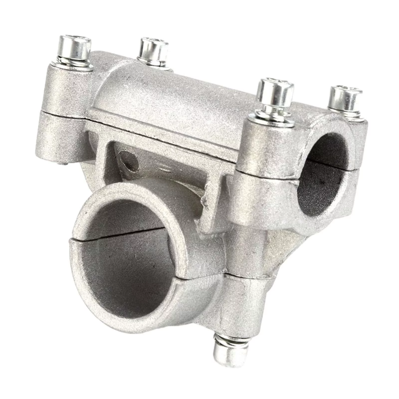 Colaxi 2x Trimmer Connecting Fixed Adapter Grass Cutter Accessory Replacements for Gas String Trimmer Petrol , 26mm Tube Diameter, 4 Pcs