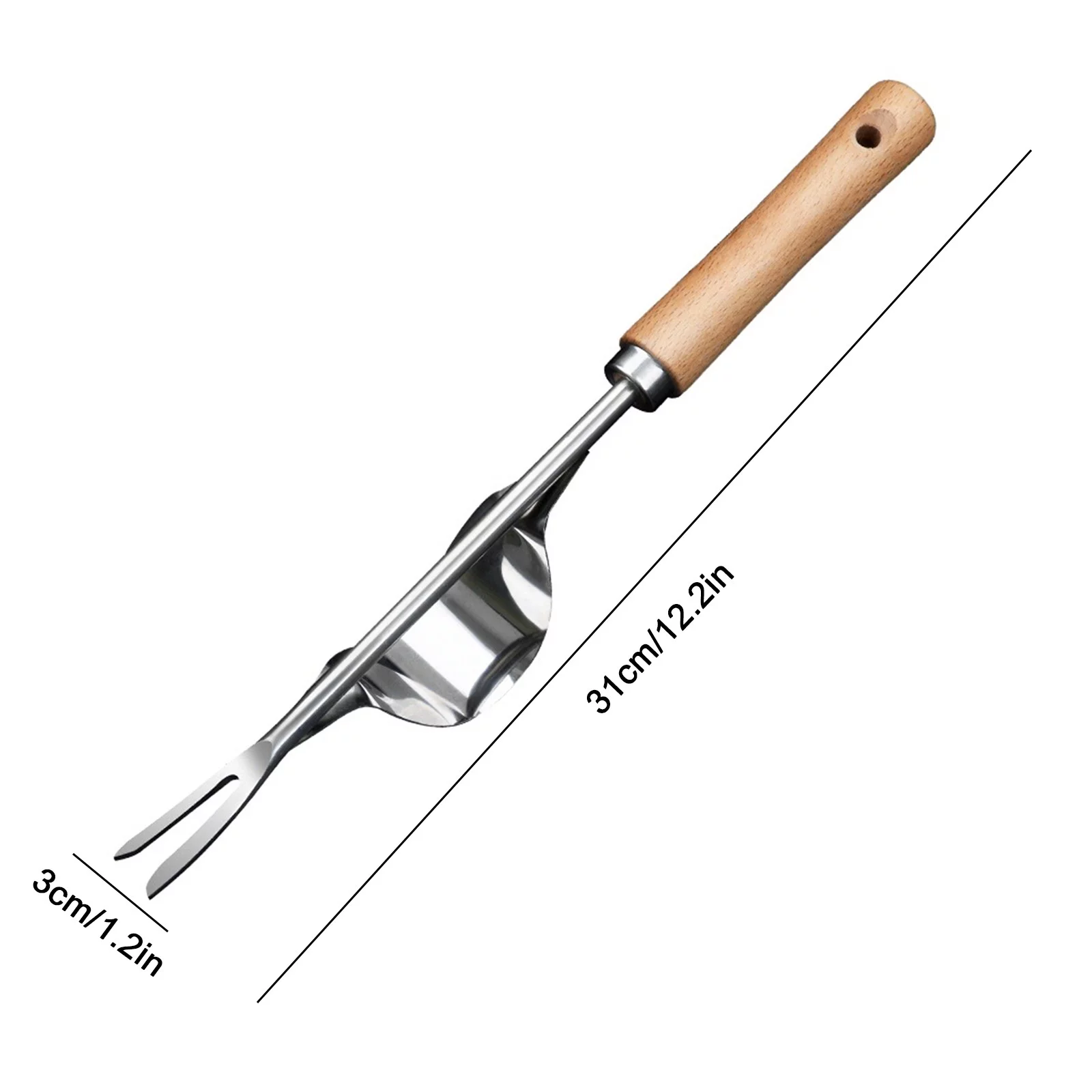 BadyminCSL 3Pc Weed Puller Manual Household Agricultural Tool Remover Weeding Loosening