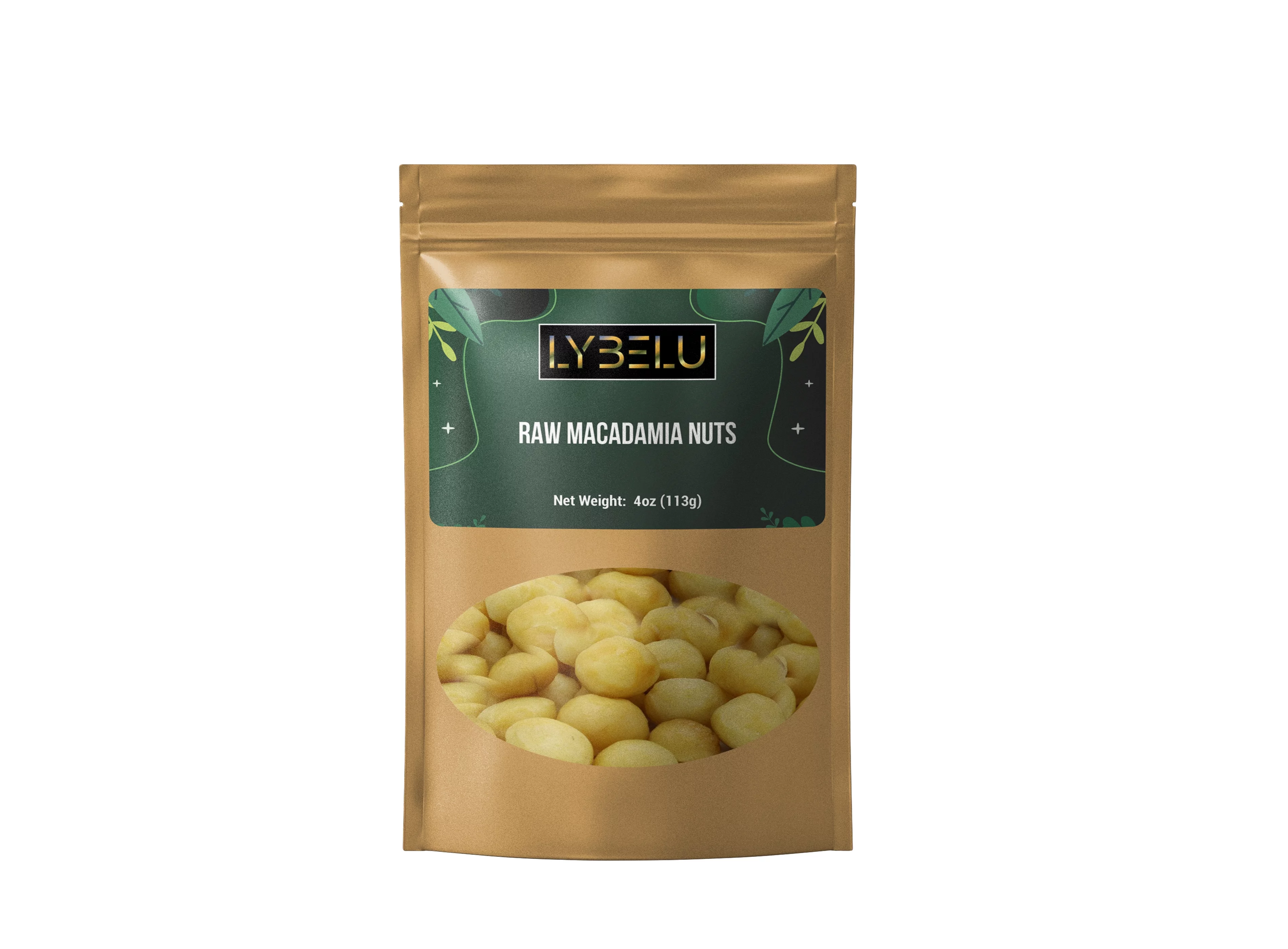 Lybelu Raw Macadamia Nuts – 4oz