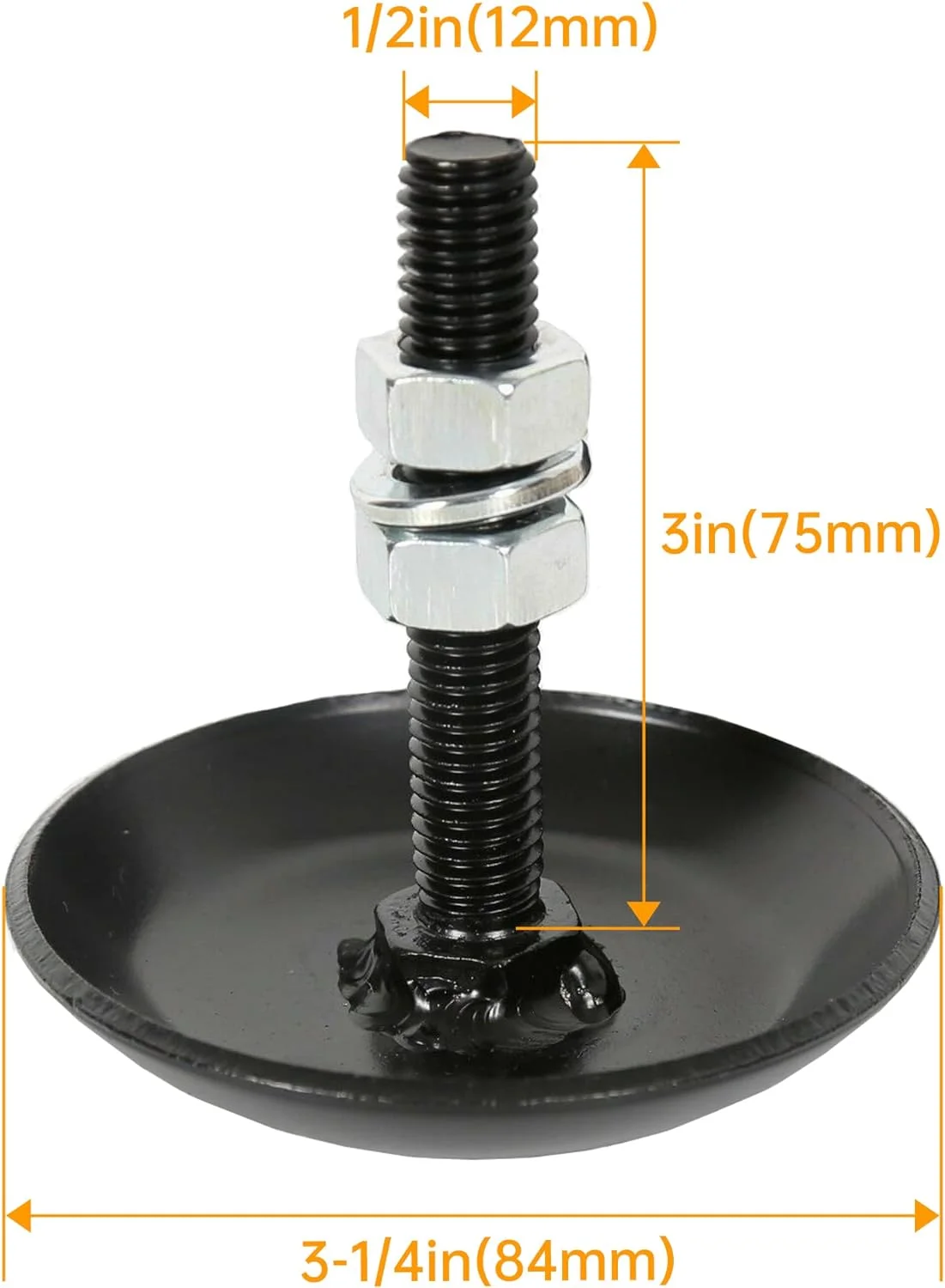 Universal Snow Plow Skid Shoes Compatible With Polaris ATV UTV Snow Plow Blade Heavy Duty Skid Shoes Replacement For 2873423