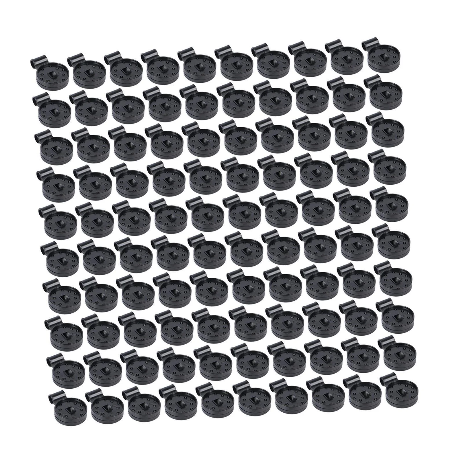 koolsoo 100Pcs Sshade Lock Clips Shade Cloth Clips Shade Netting Clips Shade Hook Clips for Yard Greenhouse Outdoor Backyard Car Cover L Square