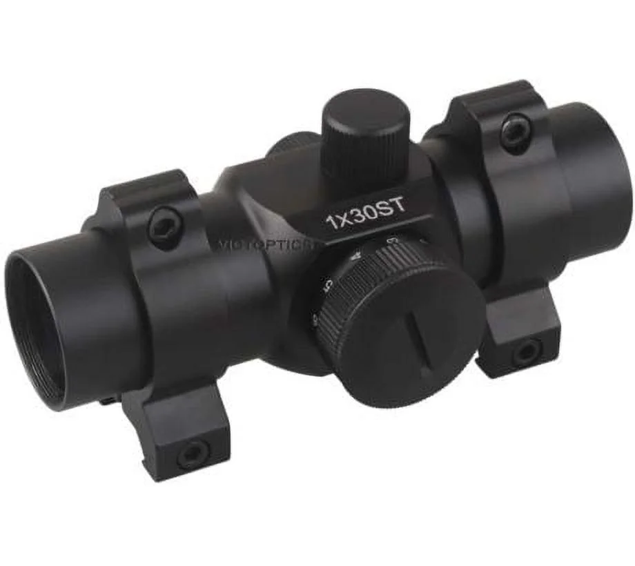 VictOptics Red Dot Sight, 1x30mm, 3 MOA Dot Reticle, 6061-T6, Black,
