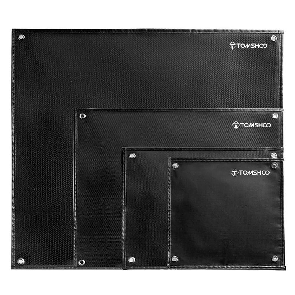 TOMSHOO Heat insulating pad,Mat Fire Pit Mat Pit Outdoor Stove Mat Pad Fire Deck Patio Ember Stove Outdoor Wood Pad Fire Pit Under Mat Fire Ember Outdoor Wood Stove Deck Outdoor Stove Outdoor