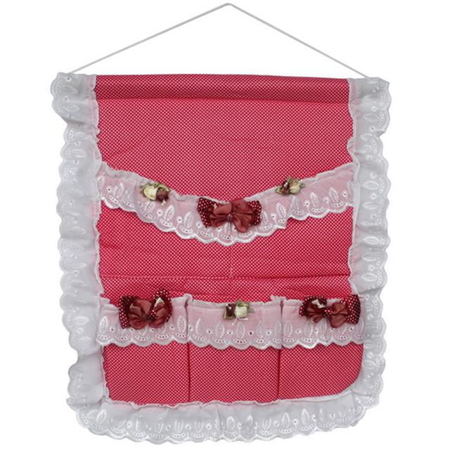 YF-WH080 Polka Dot and Bud Silk Red/Wall Hanging/ Hanging Baskets / Wall Baskets / Baskets