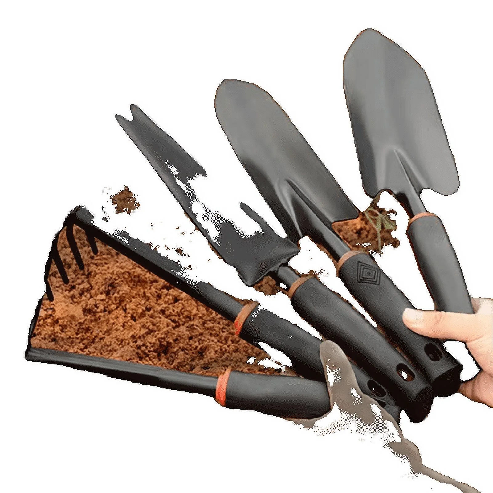 Shovel Shovel Small Shovel Flower Planting Tools Three-Piece Set Of Small Rake Small Hoe Shovel Agricultural Catch The Sea Gardening Planting Vegetables