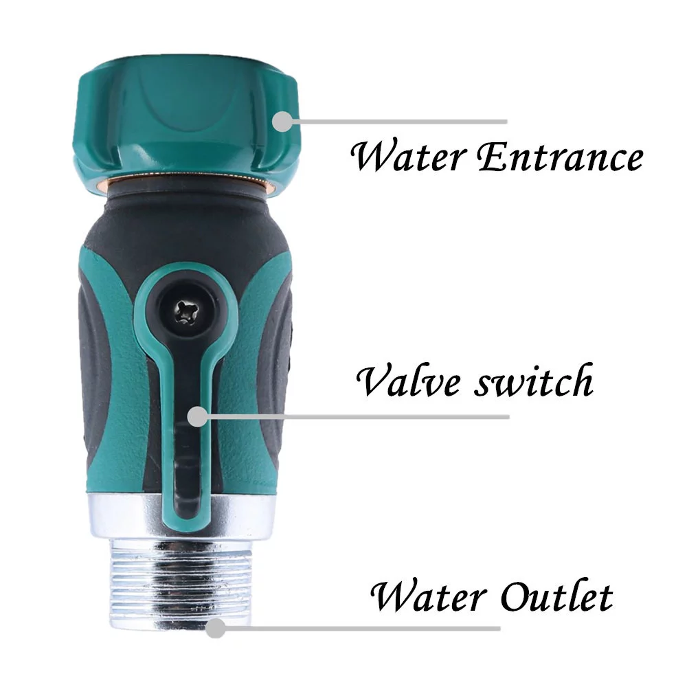 GuLuBin Sprinkler Doubler Garden Hose to Shut Off Valve Connect Outside Spigot Friendly Faucet Extension