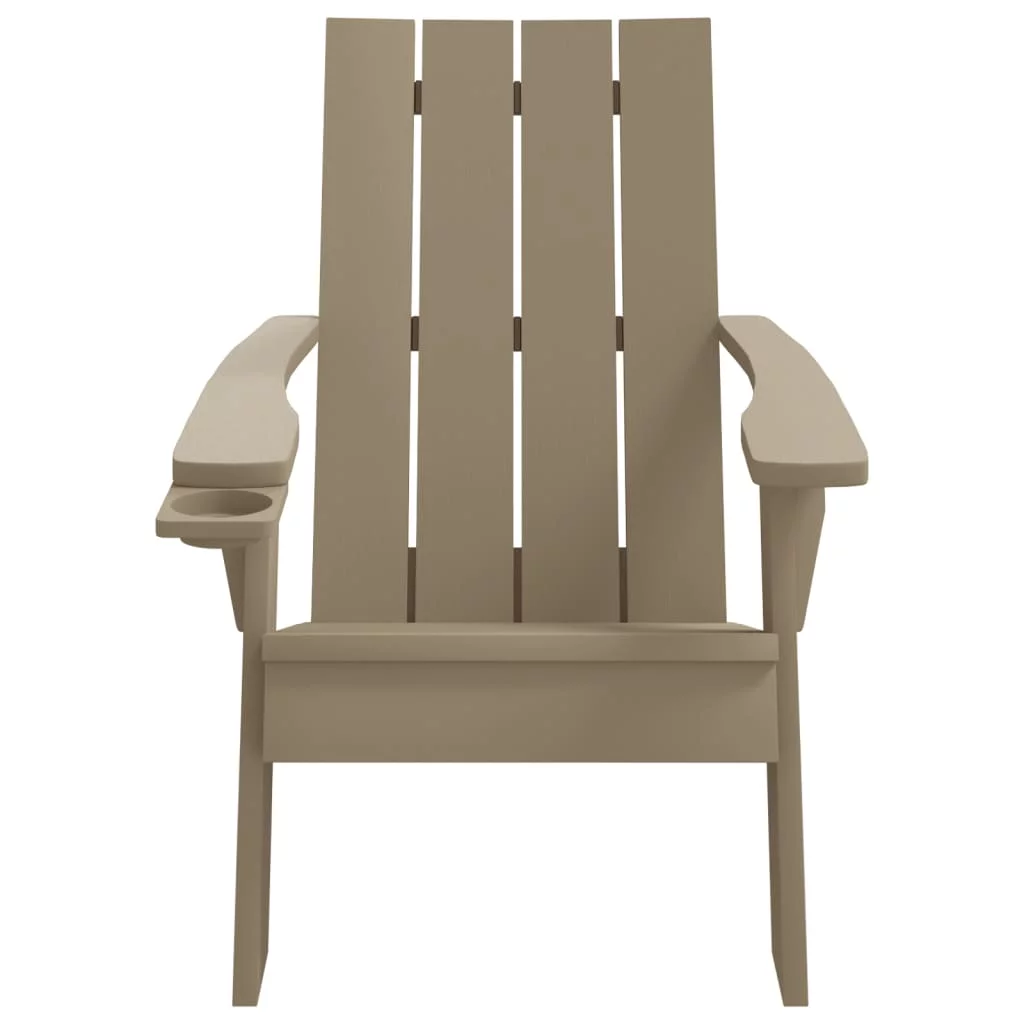 Aibecy Patio Adirondack Chair Light Brown 29.5