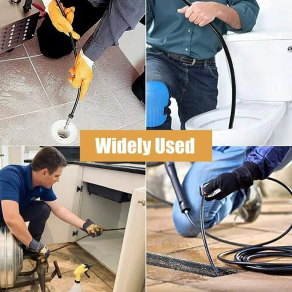 3 PCS Sewer Jetter Rotary Nozzle 1/4 in Pressure Washer Hose Quick Connect