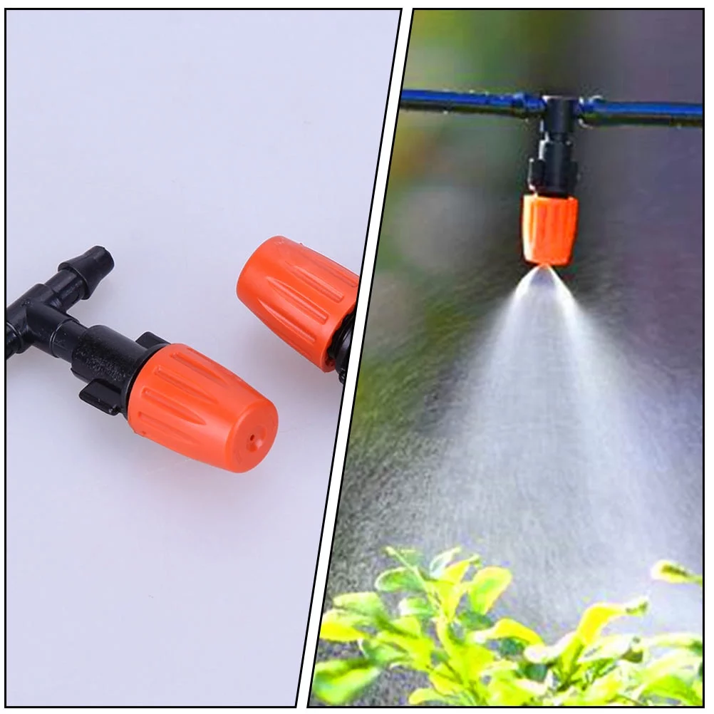 Guichaokj 20pcs Micro Spray Adjustable Flow Irrigation Dripper Garden Sprinkler Nozzle