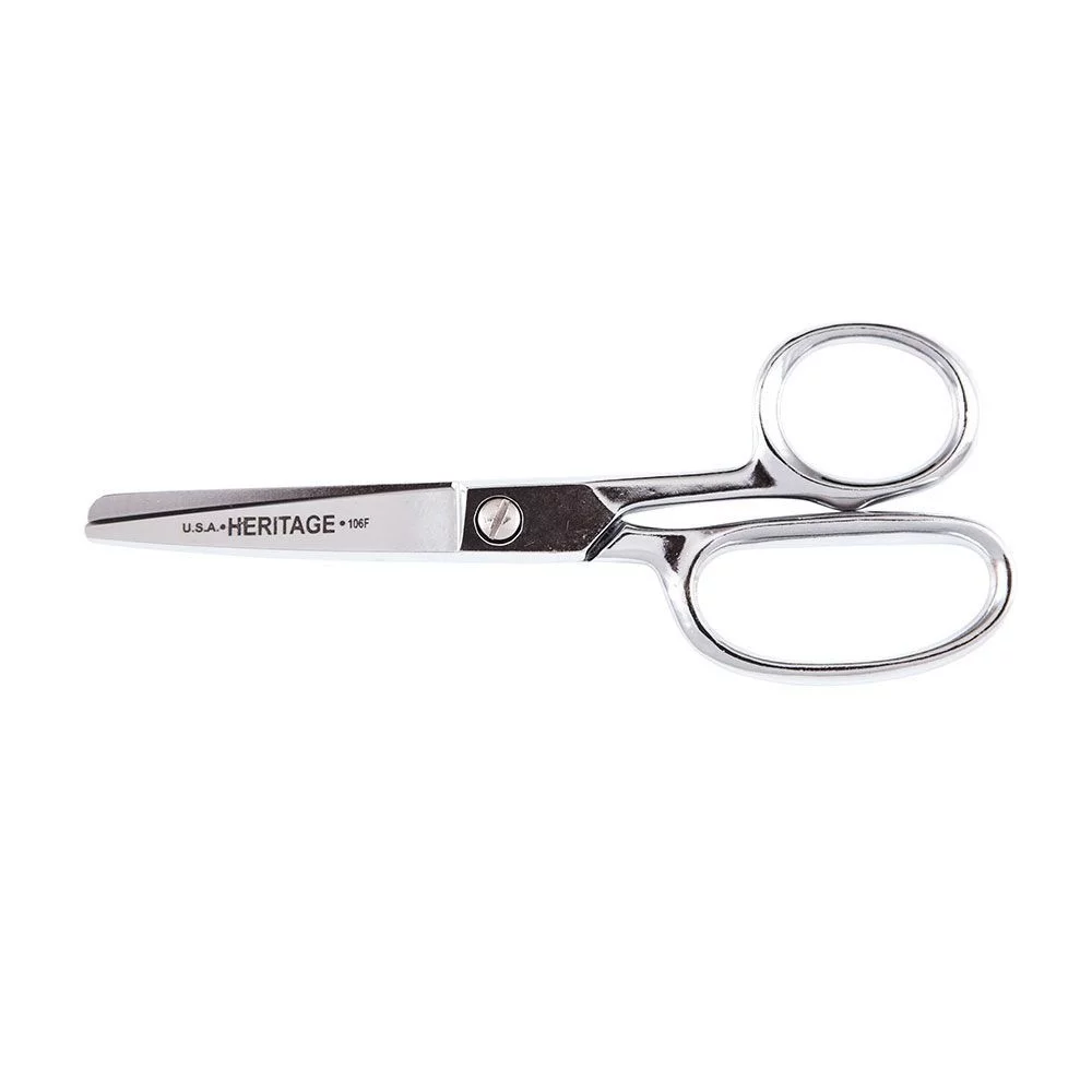 Klein Tools 106F Rounded Tip Straight Trimmer Scissors
