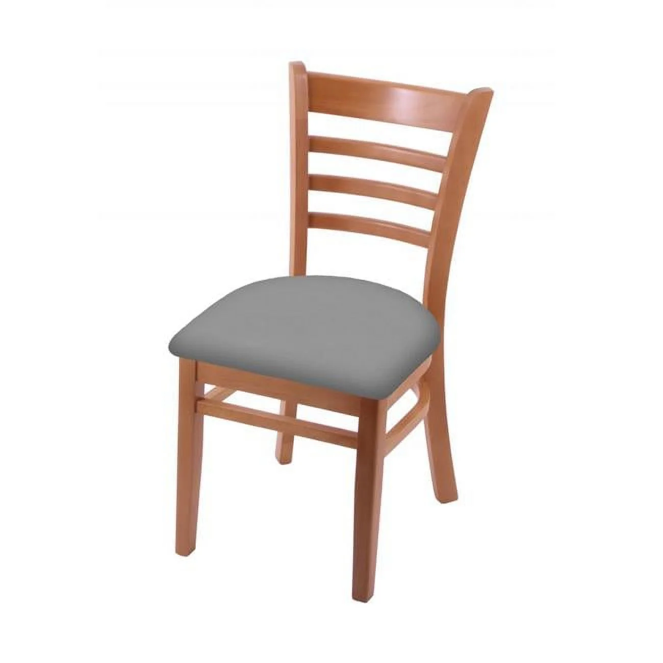 18 in. 3140 Series Chair, Medium Finish with Canter Folkstone Grey Seat