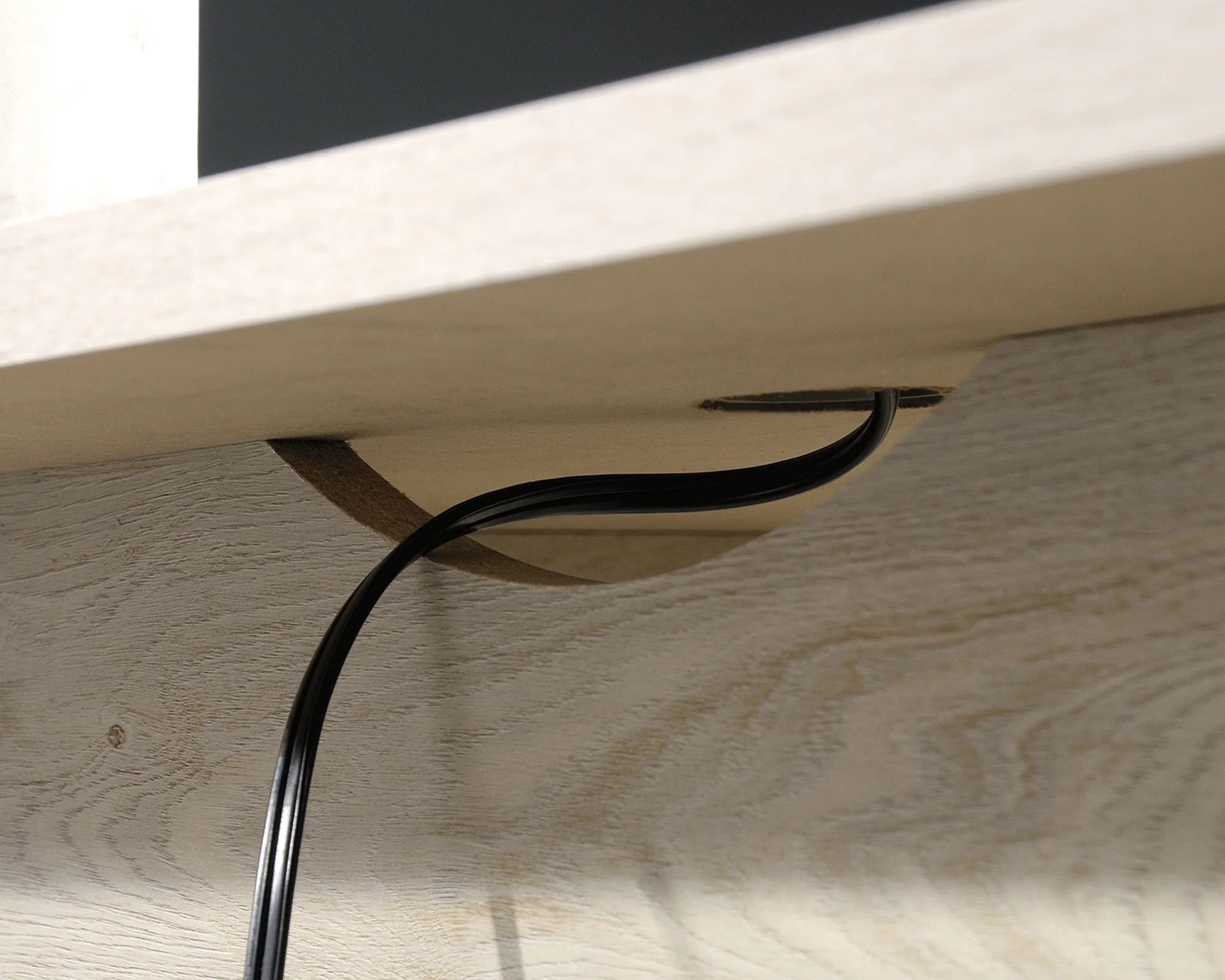 Trestle Executive Desk Chalked Chestnut