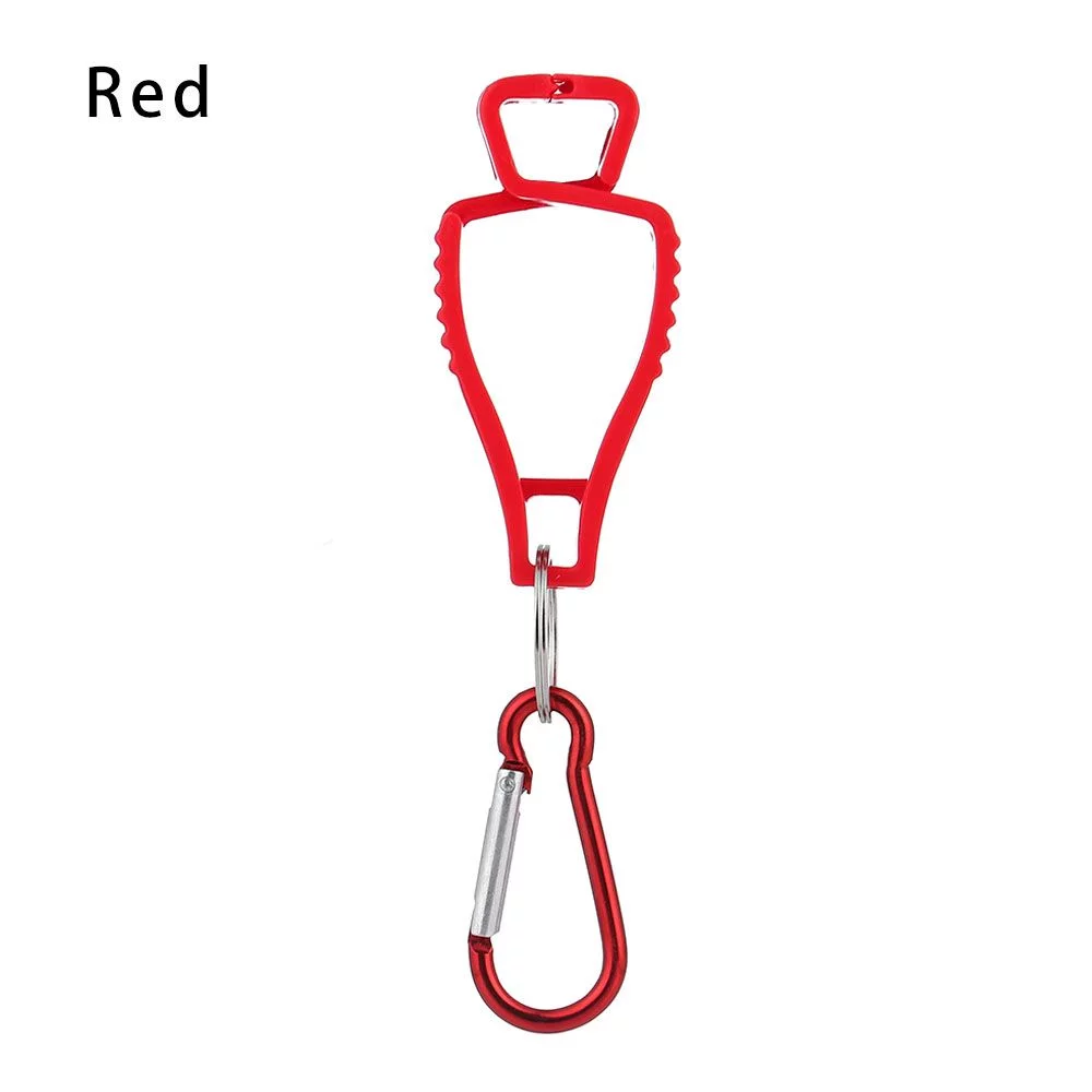Outdoor Safety Work Tools 11.5cm 6 Colors Clamp Grabber Catcher Guard Labor Grabber Holder Hanger Glove Clip RED