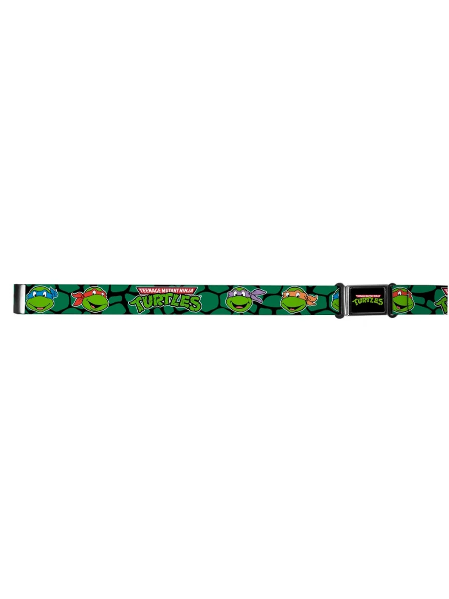 TMNT Cartoon TV Series Shell Faces Magnetic Web Belt