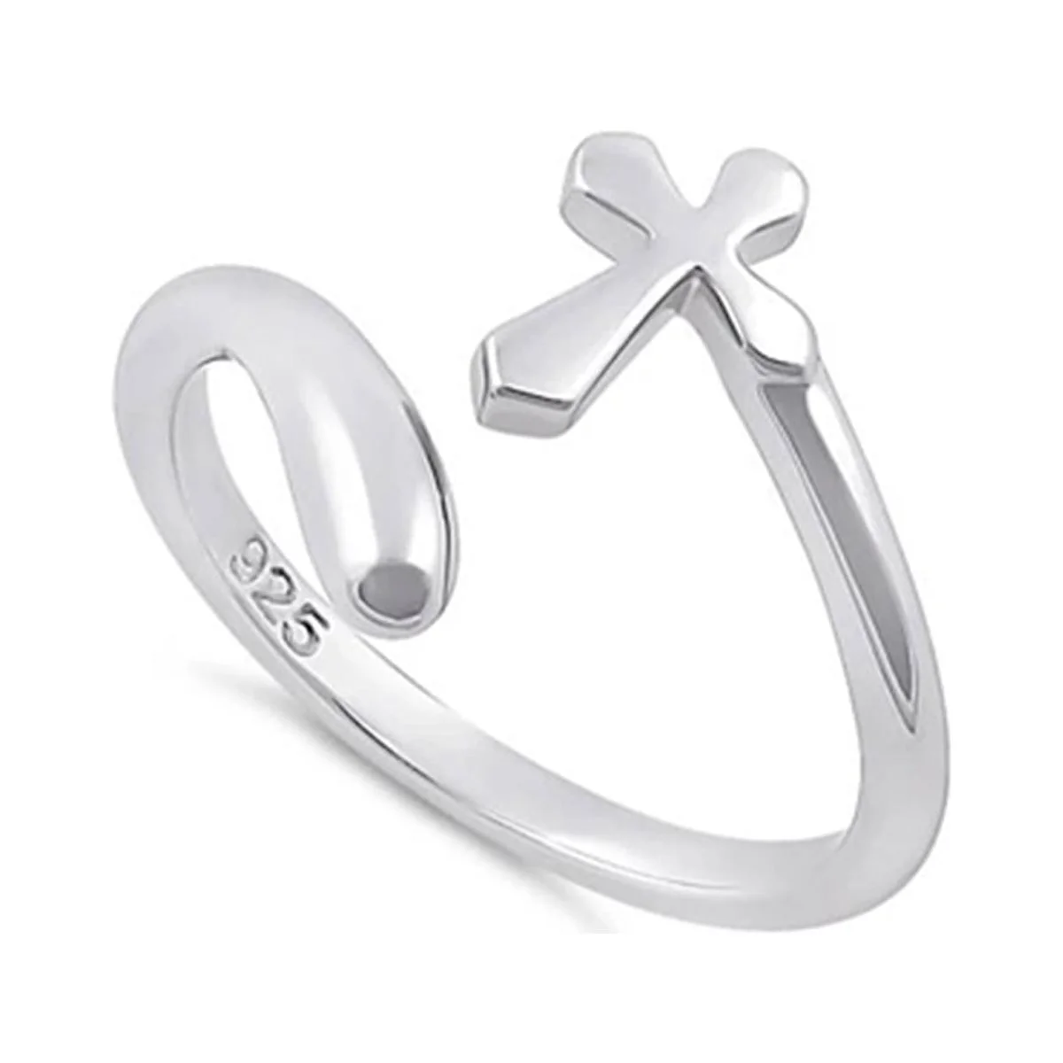 925 Sterling Silver Platinum Plated Acorn Women Valentines Day Gifts Ring