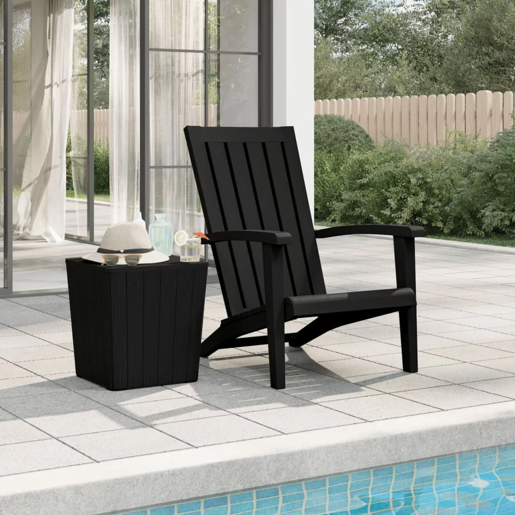Irfora parcel,Patio Chair Polypropylene Vidaxl Chair Patio Imitation Wood Weather-resistant Durable PolypropyleneWeather-resistant Material Easy - Durable Polypropylene Chair Patio And
