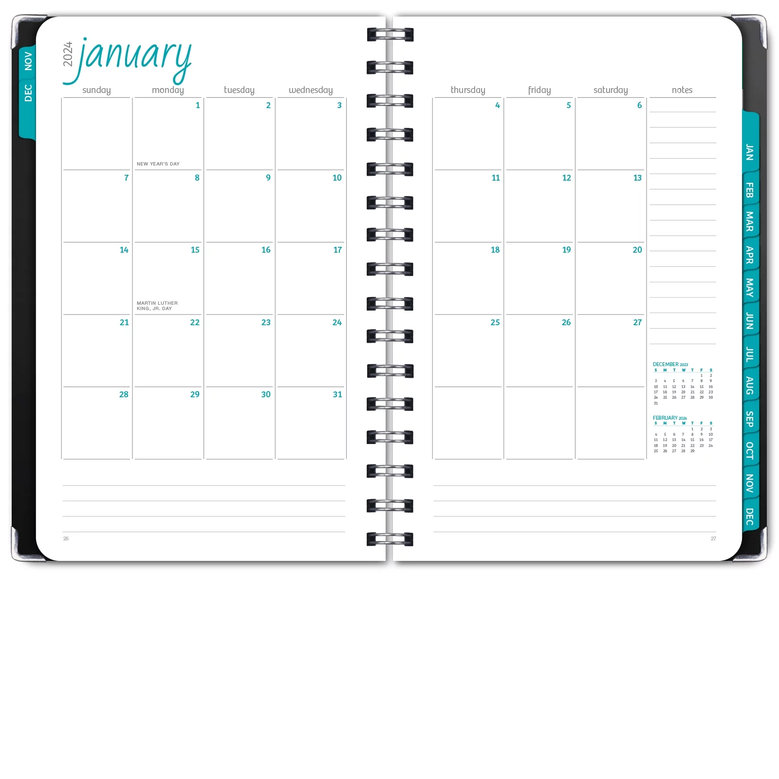 Hardcover CY 2024 Fashion Planner - 5.5