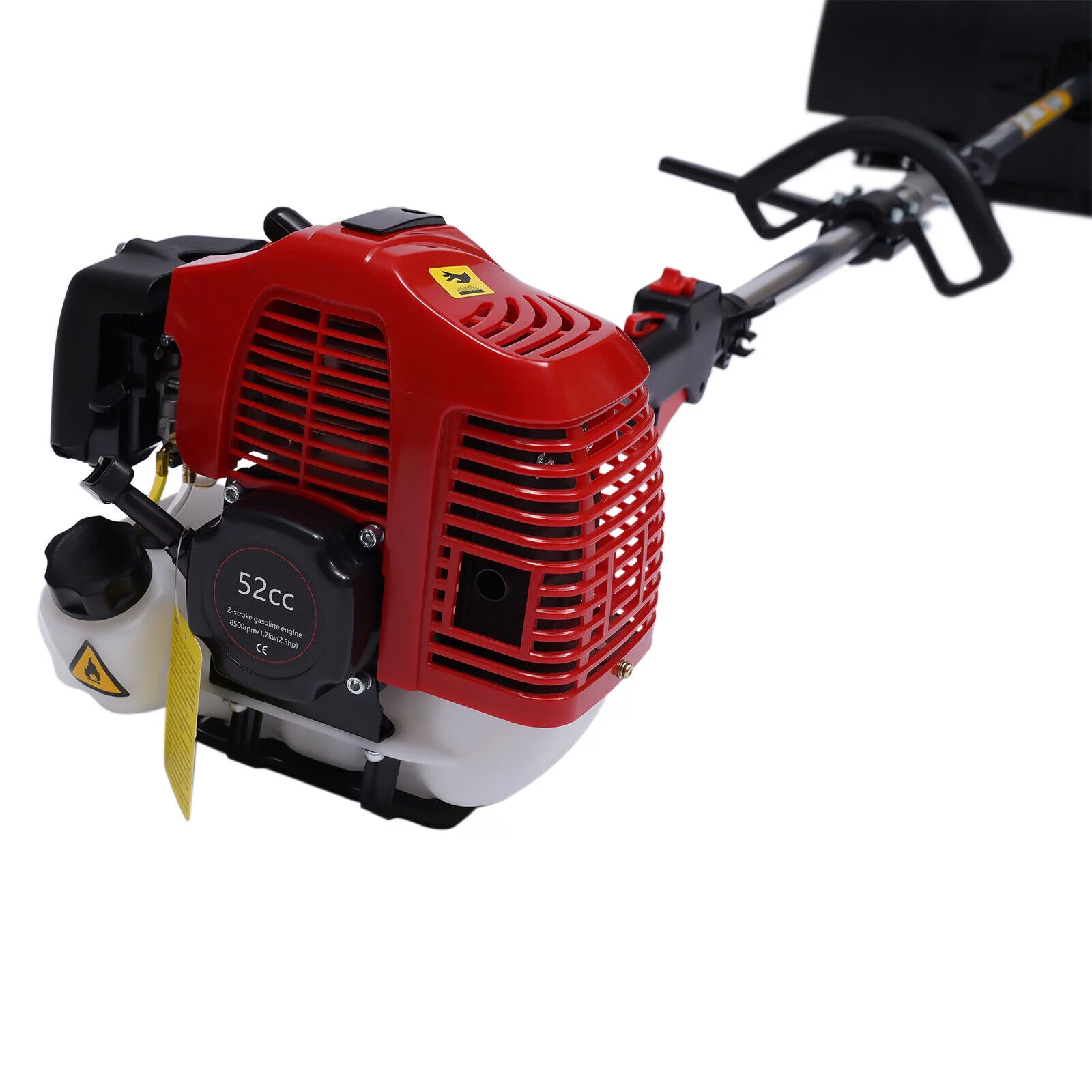 DENEST 52cc Gas Power Sweeper Blower Handheld Broom Rolling Brush Clean Turf 2-stroke
