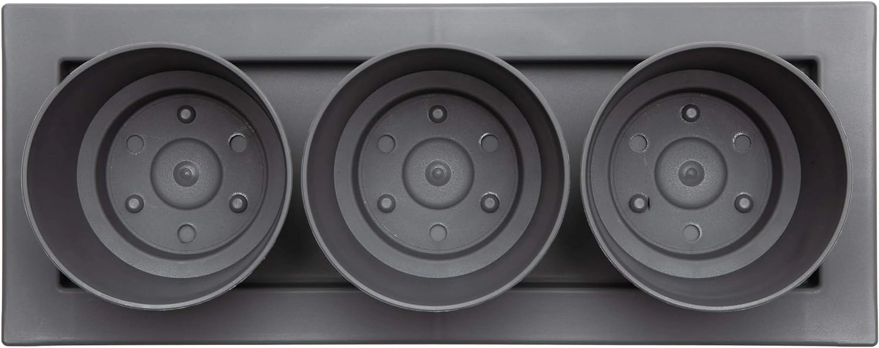 Trio Flight 3 Planter Pots W/Saucer Tray 14