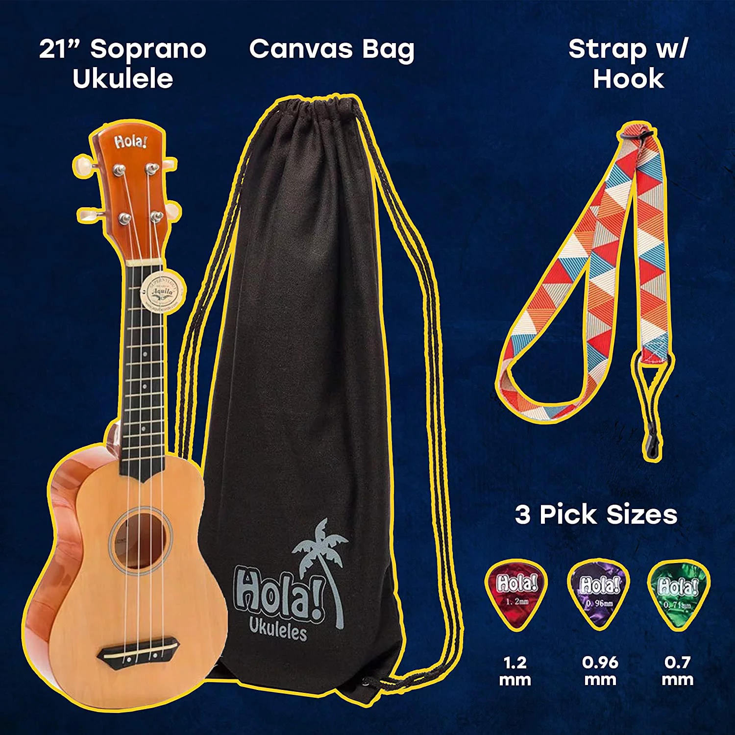 Hola! Music Ukuleles for Adults, Kids & Beginners - 21